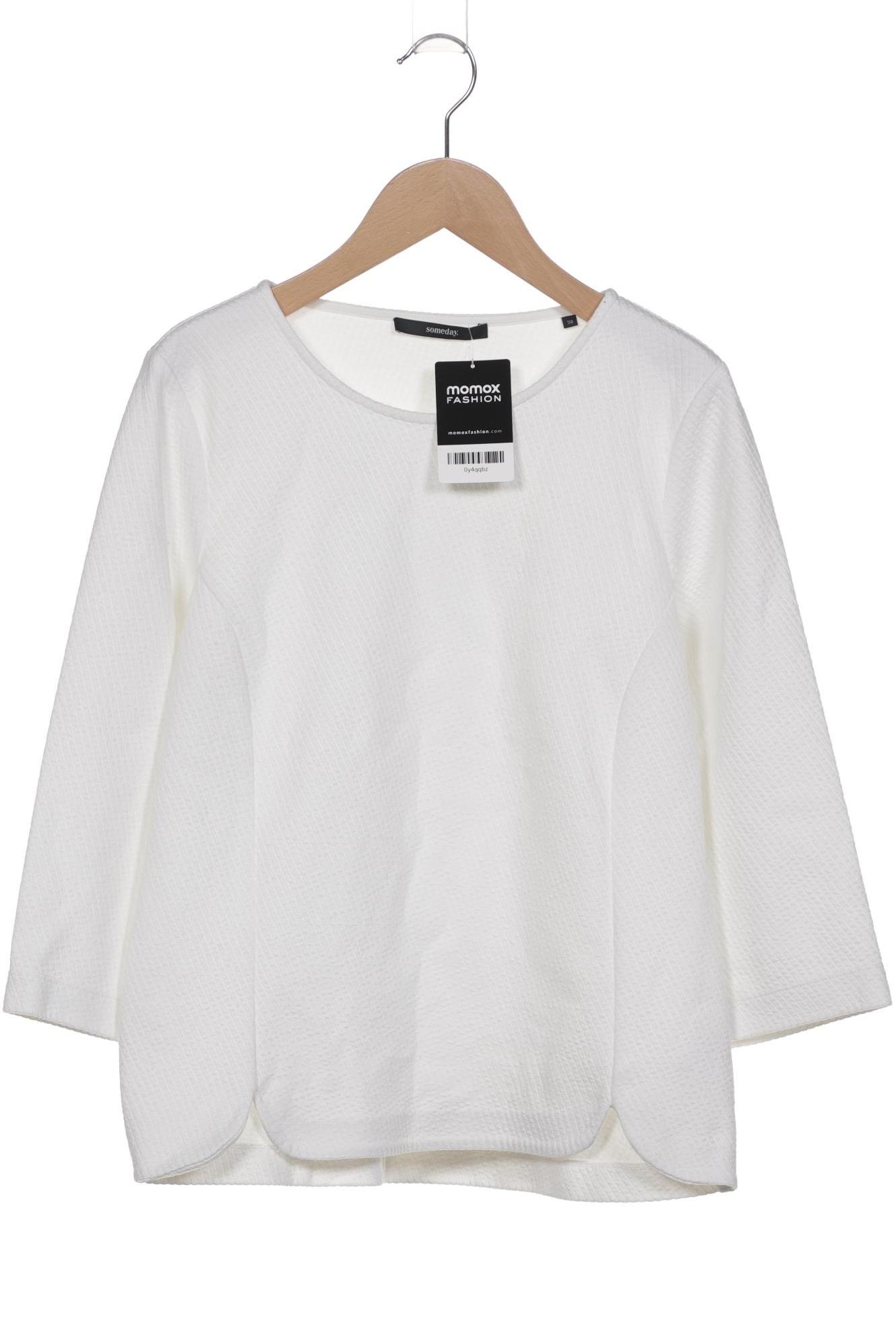 

someday. Damen Langarmshirt, weiß, Gr. 38