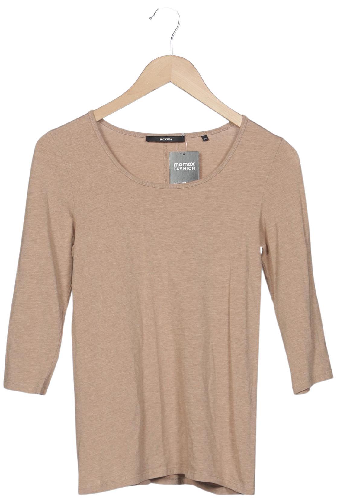 

someday. Damen Langarmshirt, beige, Gr. 36