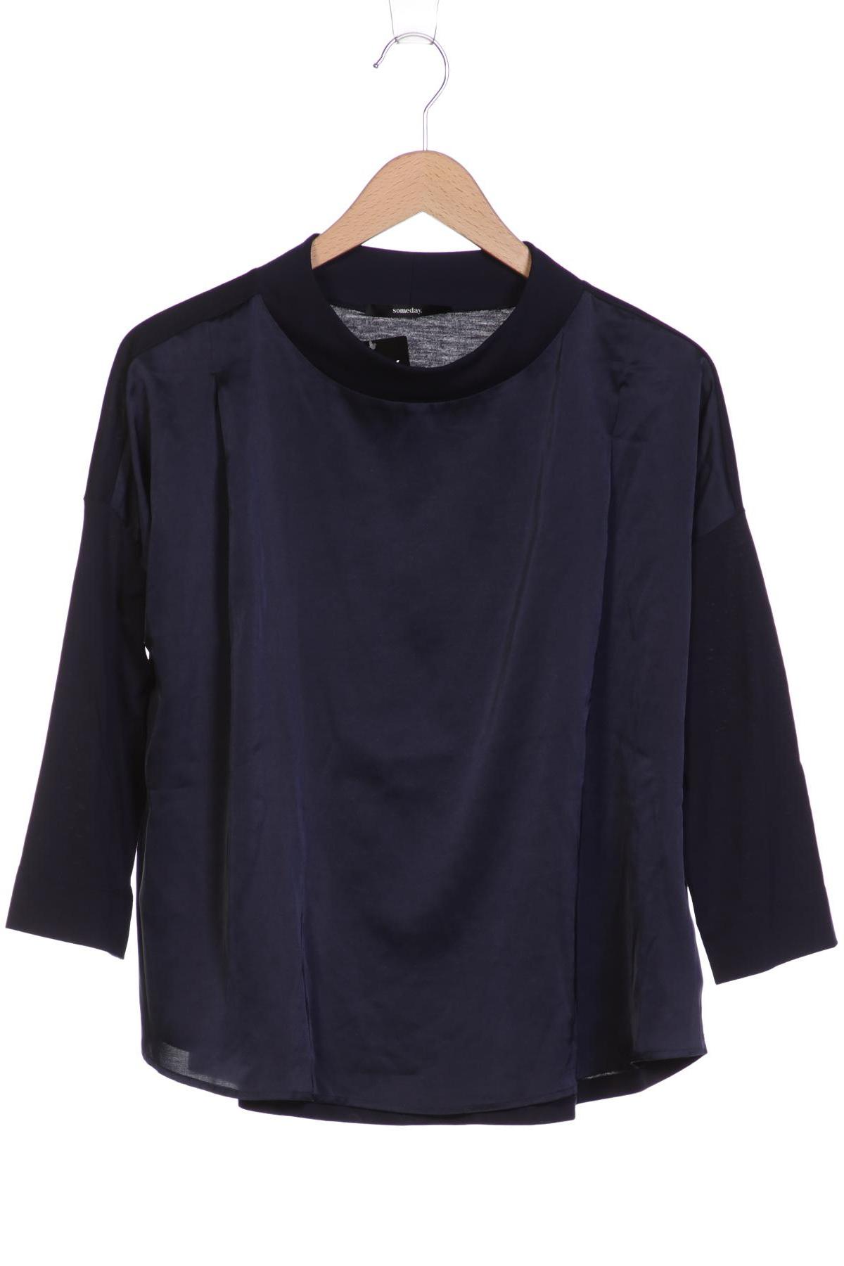 

someday. Damen Langarmshirt, marineblau