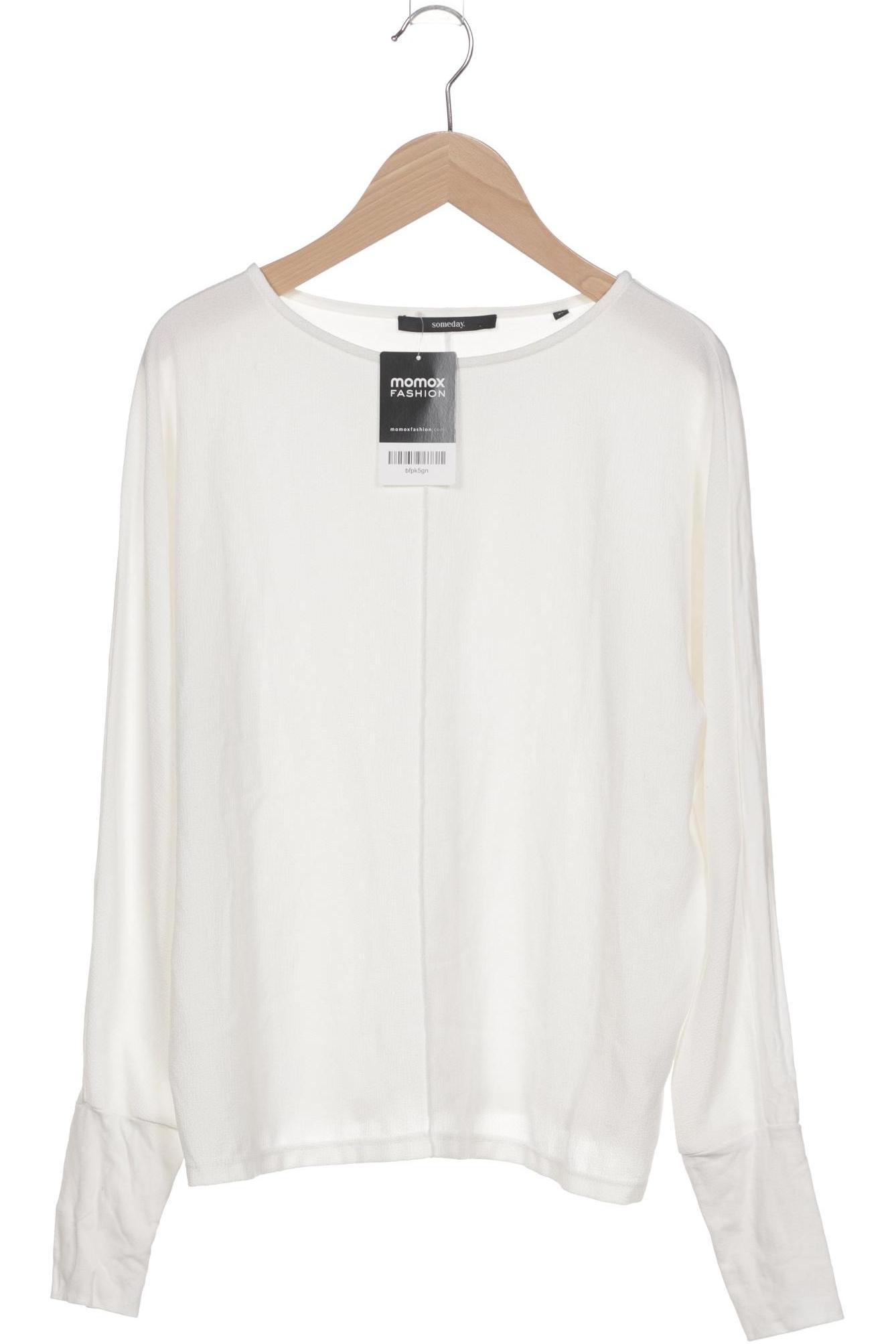 

someday. Damen Langarmshirt, weiß, Gr. 36