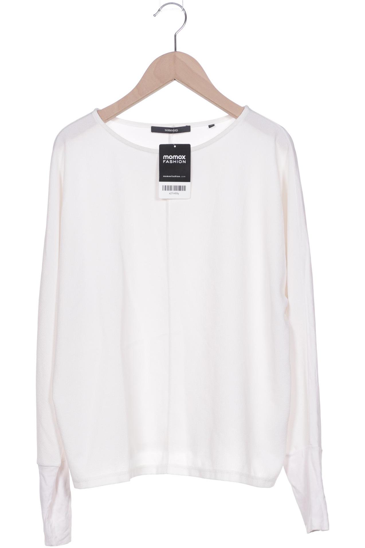 

someday. Damen Langarmshirt, weiß, Gr. 36