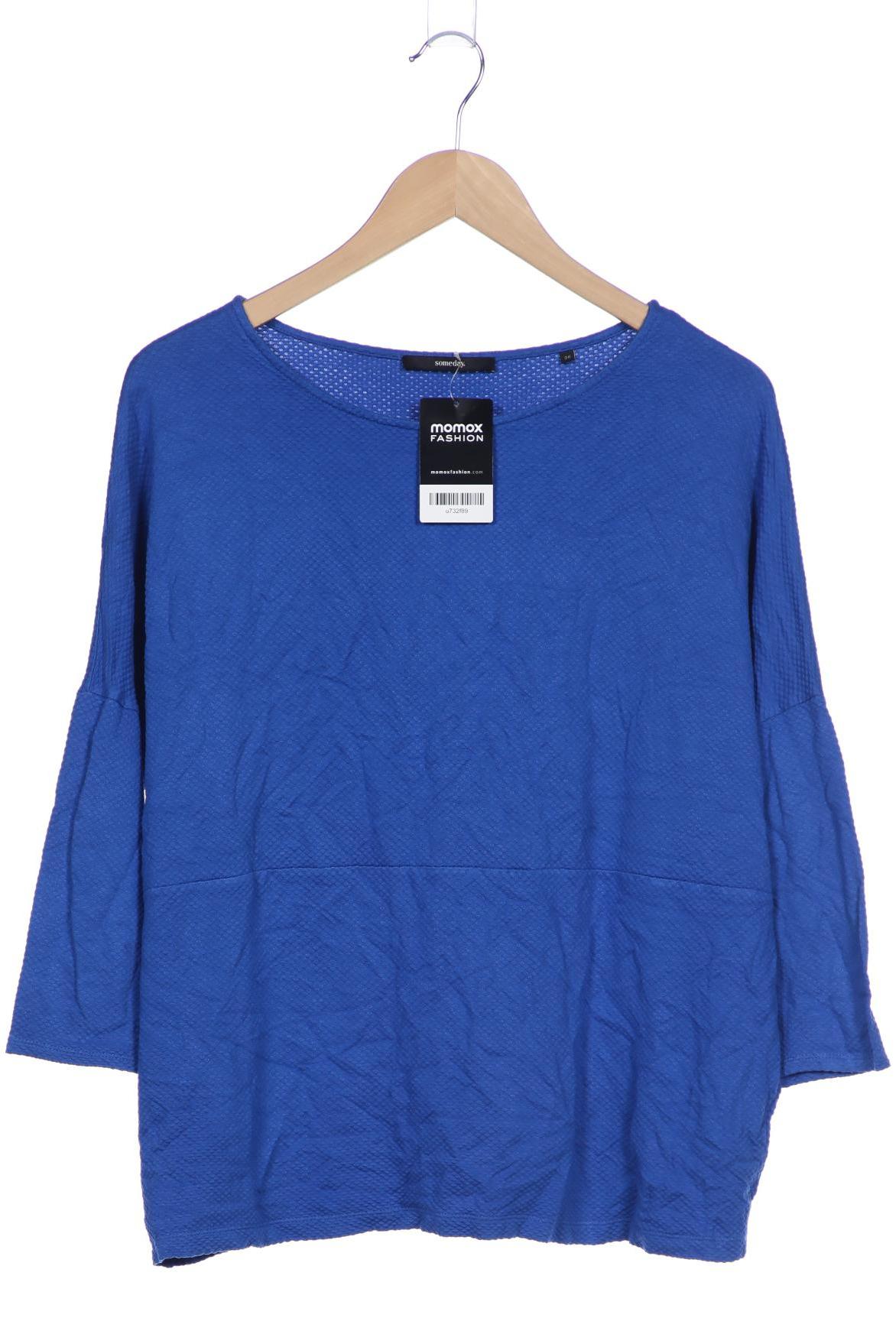 

someday. Damen Langarmshirt, blau, Gr. 36