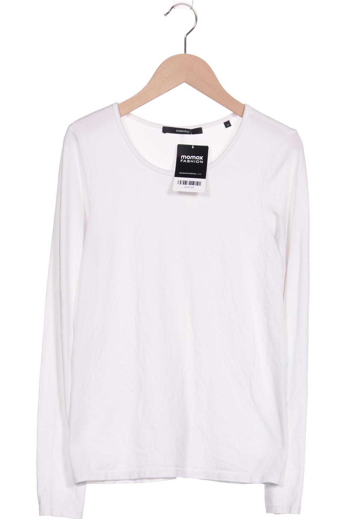 

someday. Damen Langarmshirt, weiß