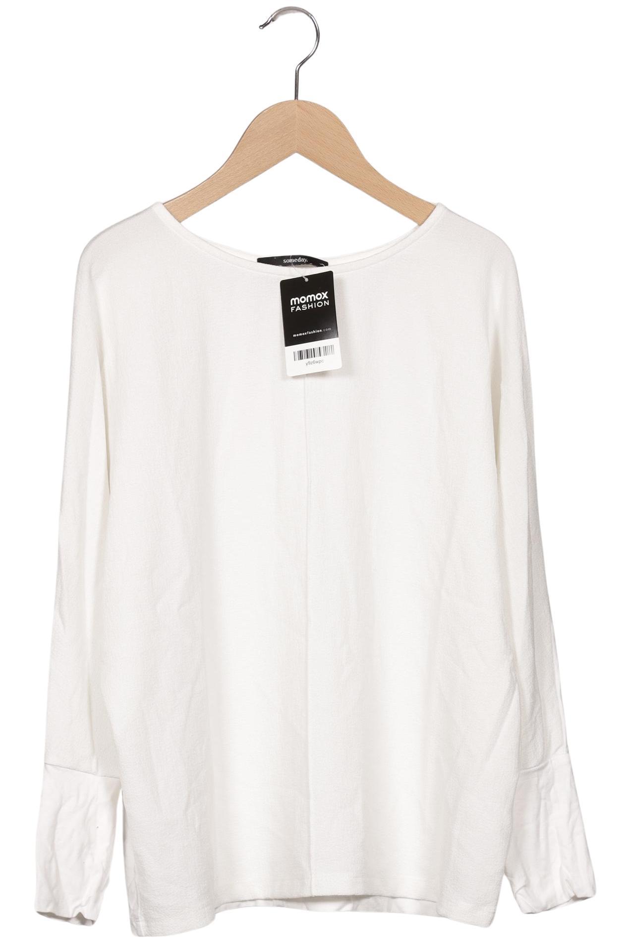 

someday. Damen Langarmshirt, weiß, Gr. 40