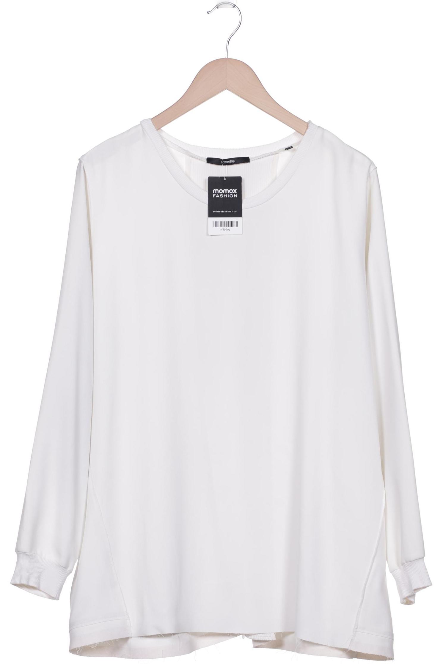 

someday. Damen Langarmshirt, weiß