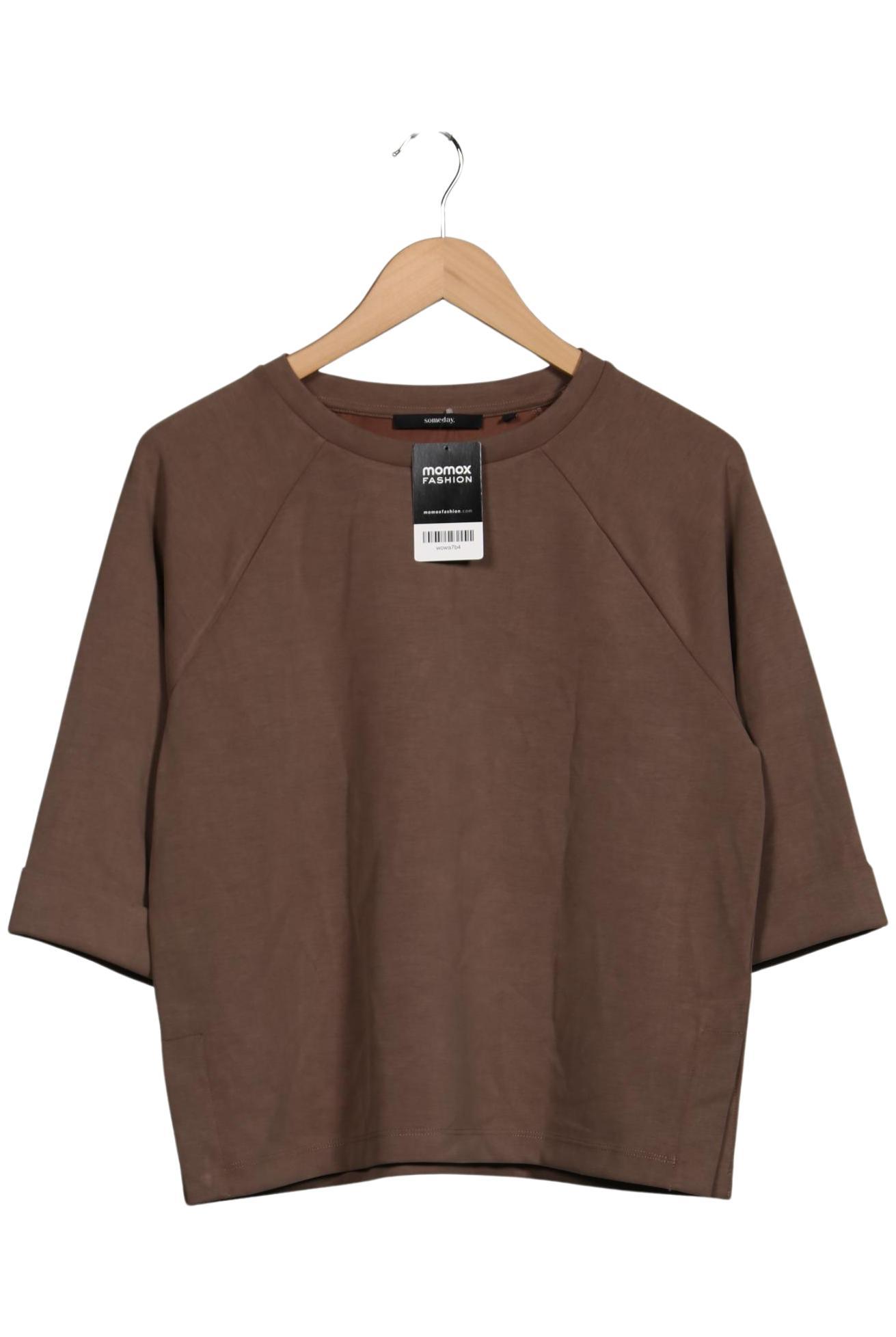 

someday. Damen Langarmshirt, braun, Gr. 36