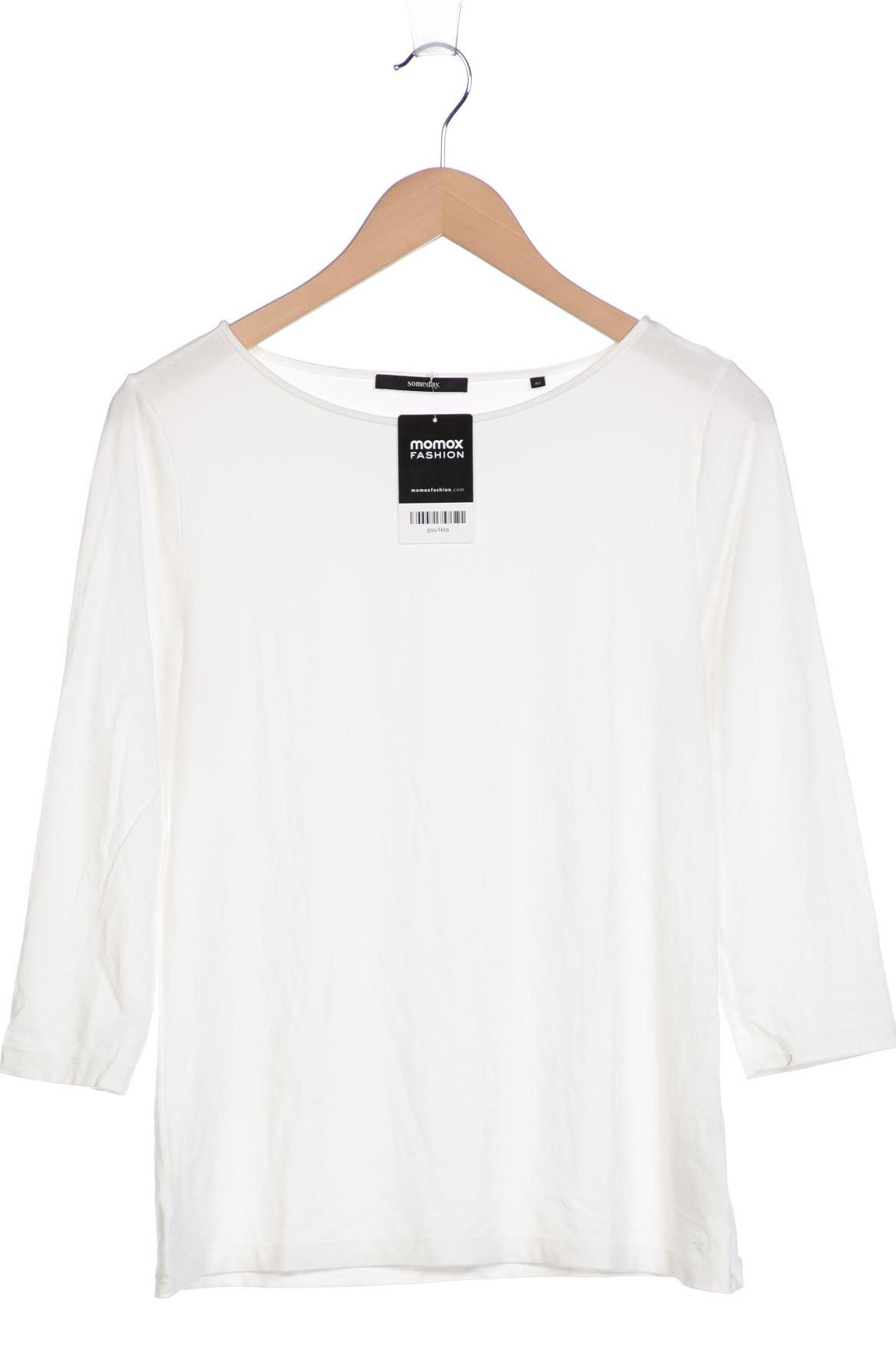 

someday. Damen Langarmshirt, weiß, Gr. 40
