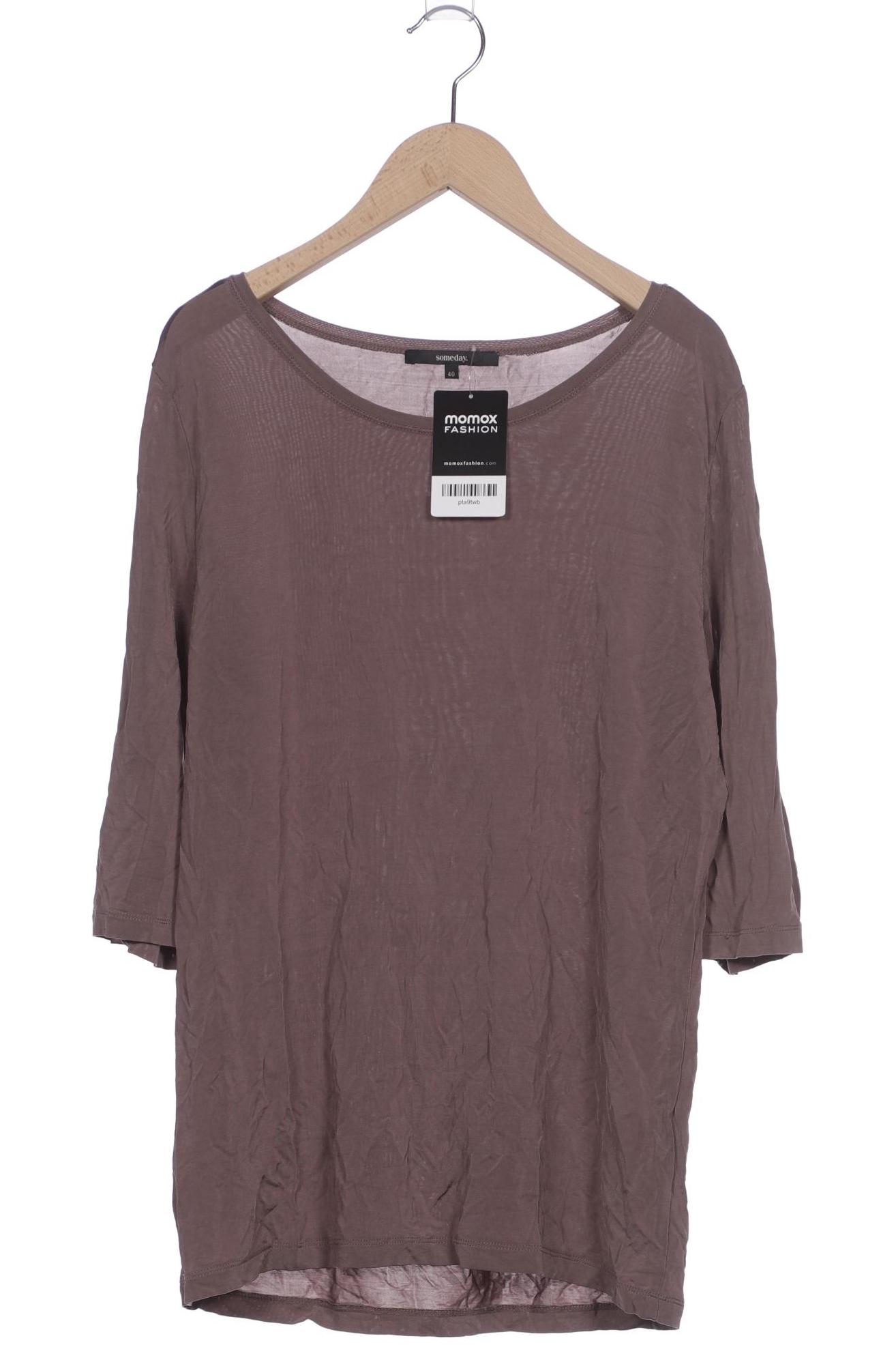 

someday. Damen Langarmshirt, braun, Gr. 40