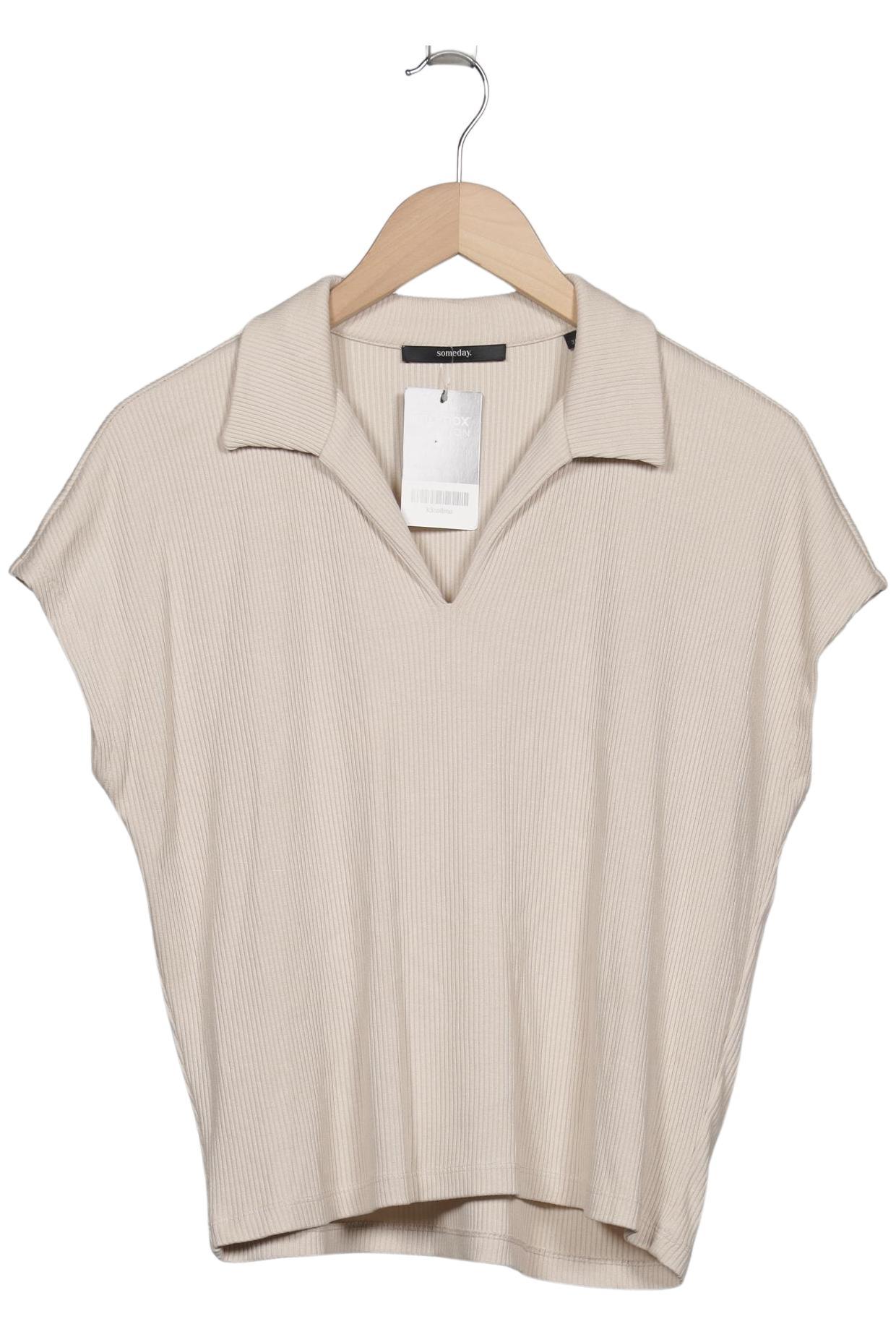 

someday. Damen Poloshirt, beige, Gr. 36