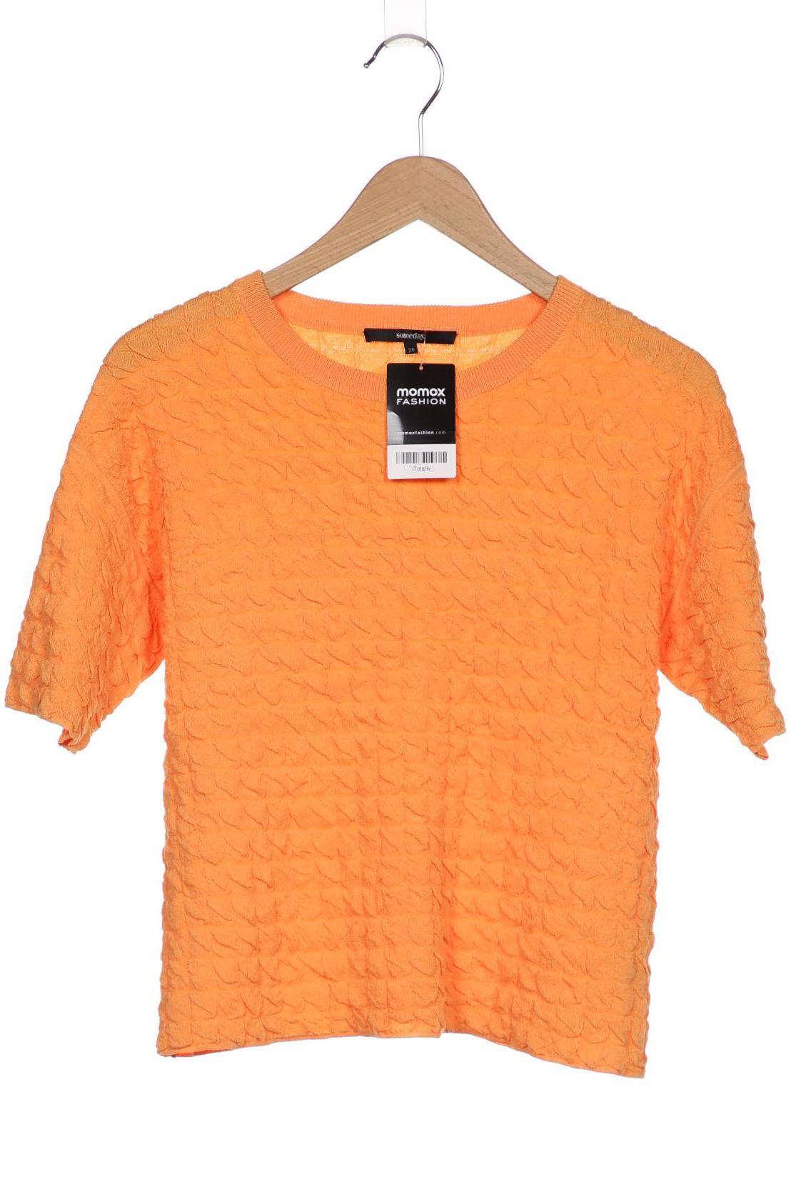 

someday. Damen Pullover, orange