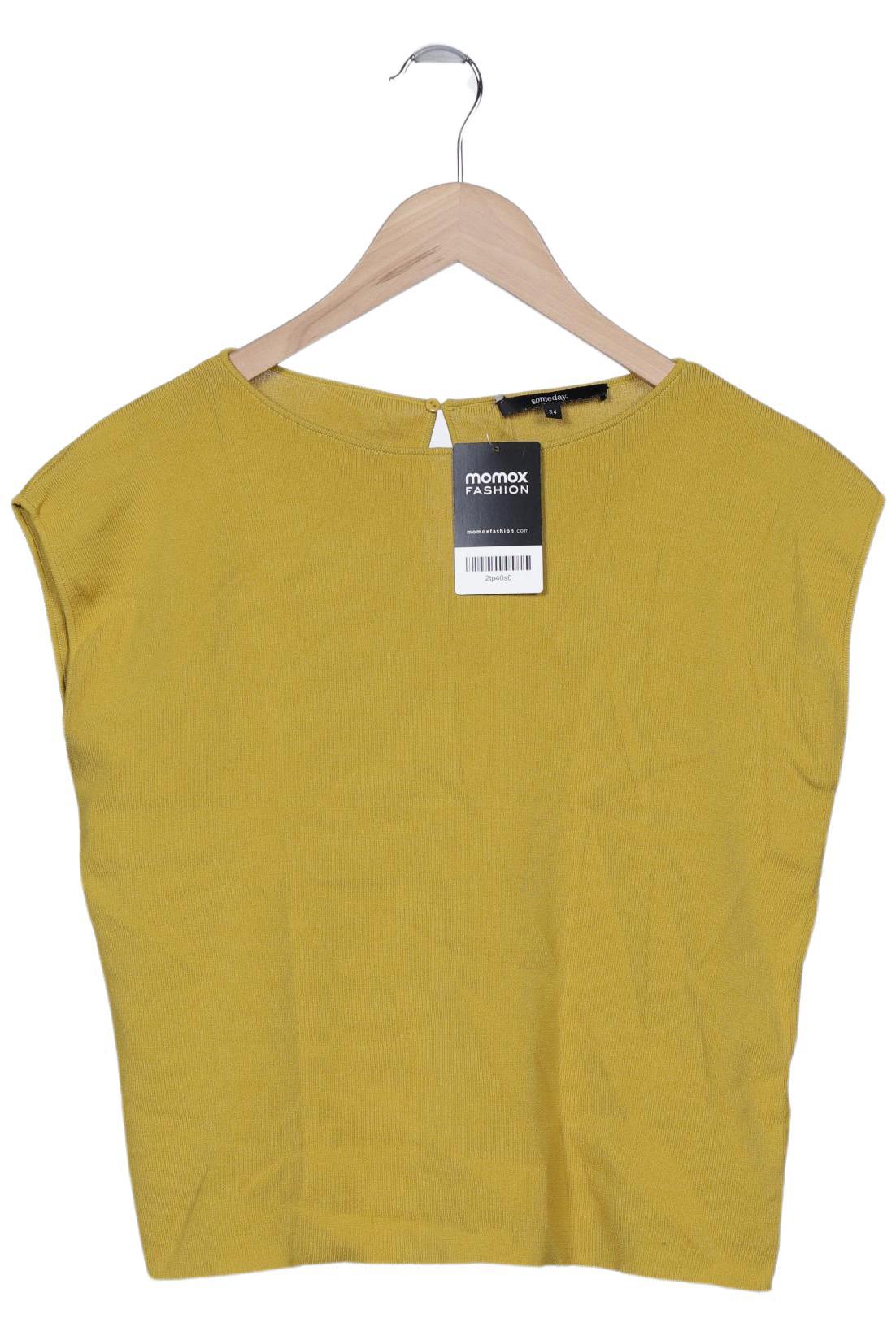 

someday. Damen T-Shirt, gelb, Gr. 34