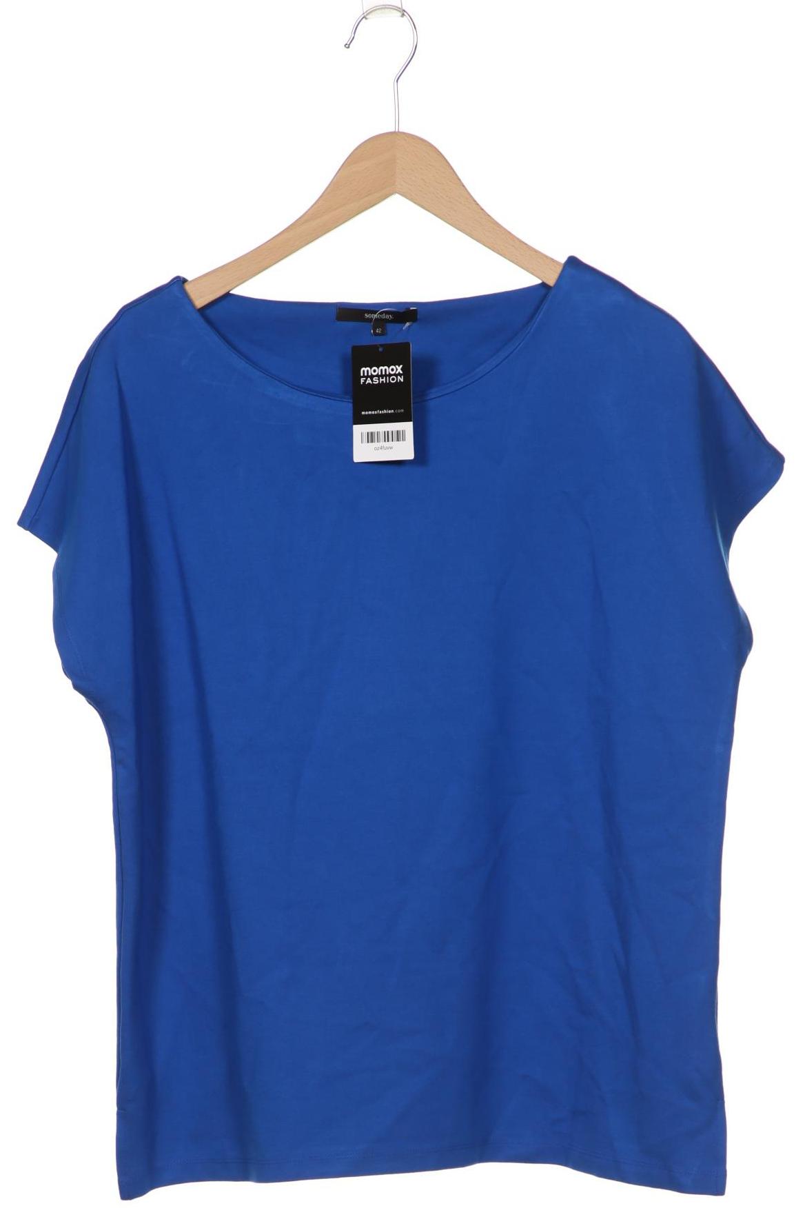 

someday. Damen T-Shirt, blau