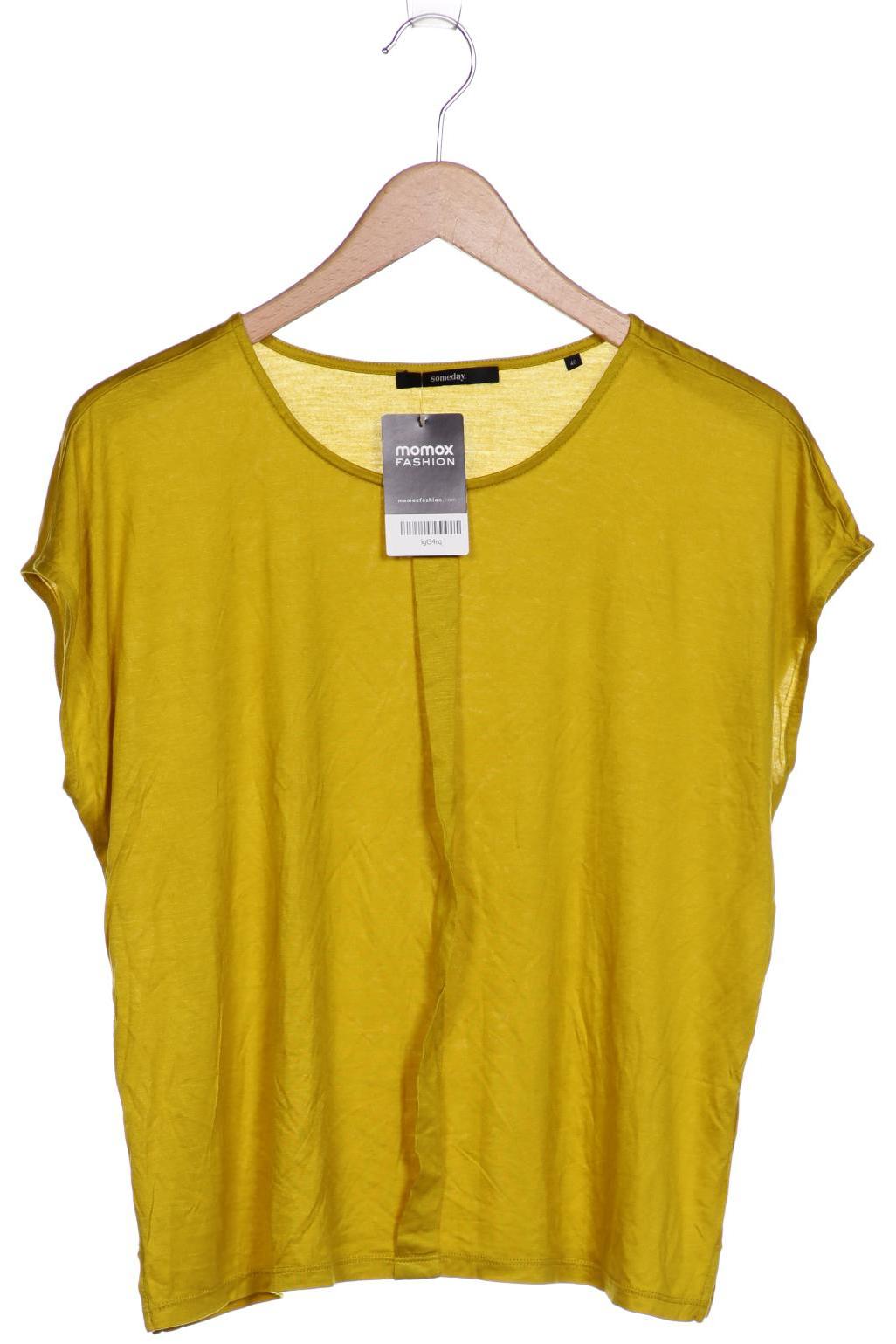 

someday. Damen T-Shirt, gelb