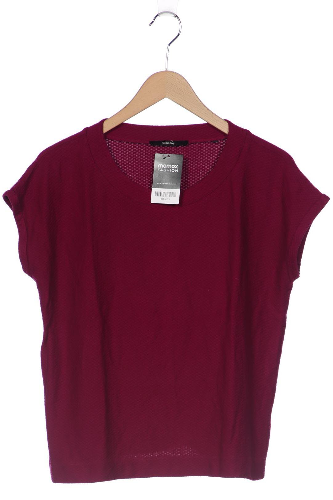 

someday. Damen T-Shirt, bordeaux