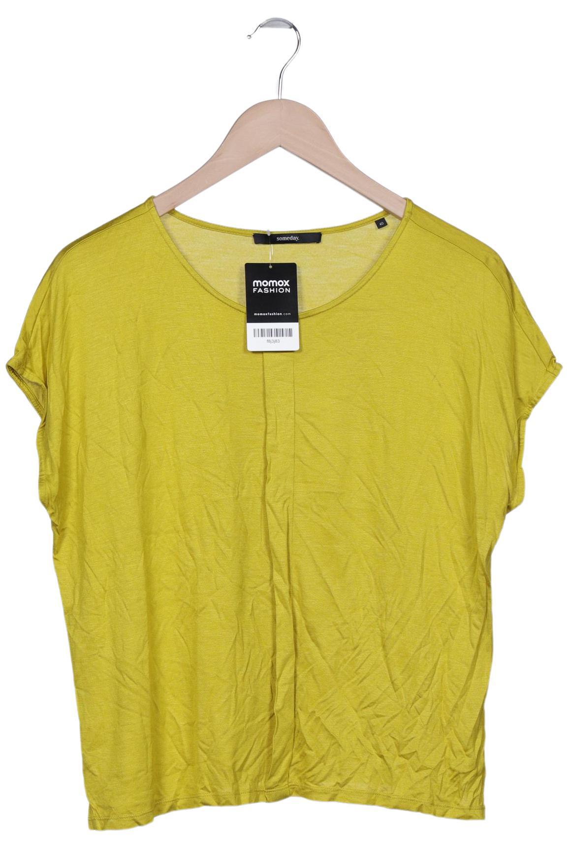 

someday. Damen T-Shirt, gelb, Gr. 40