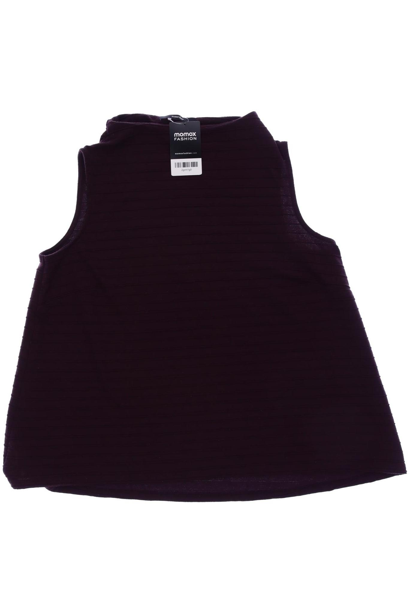 

someday. Damen Top, bordeaux