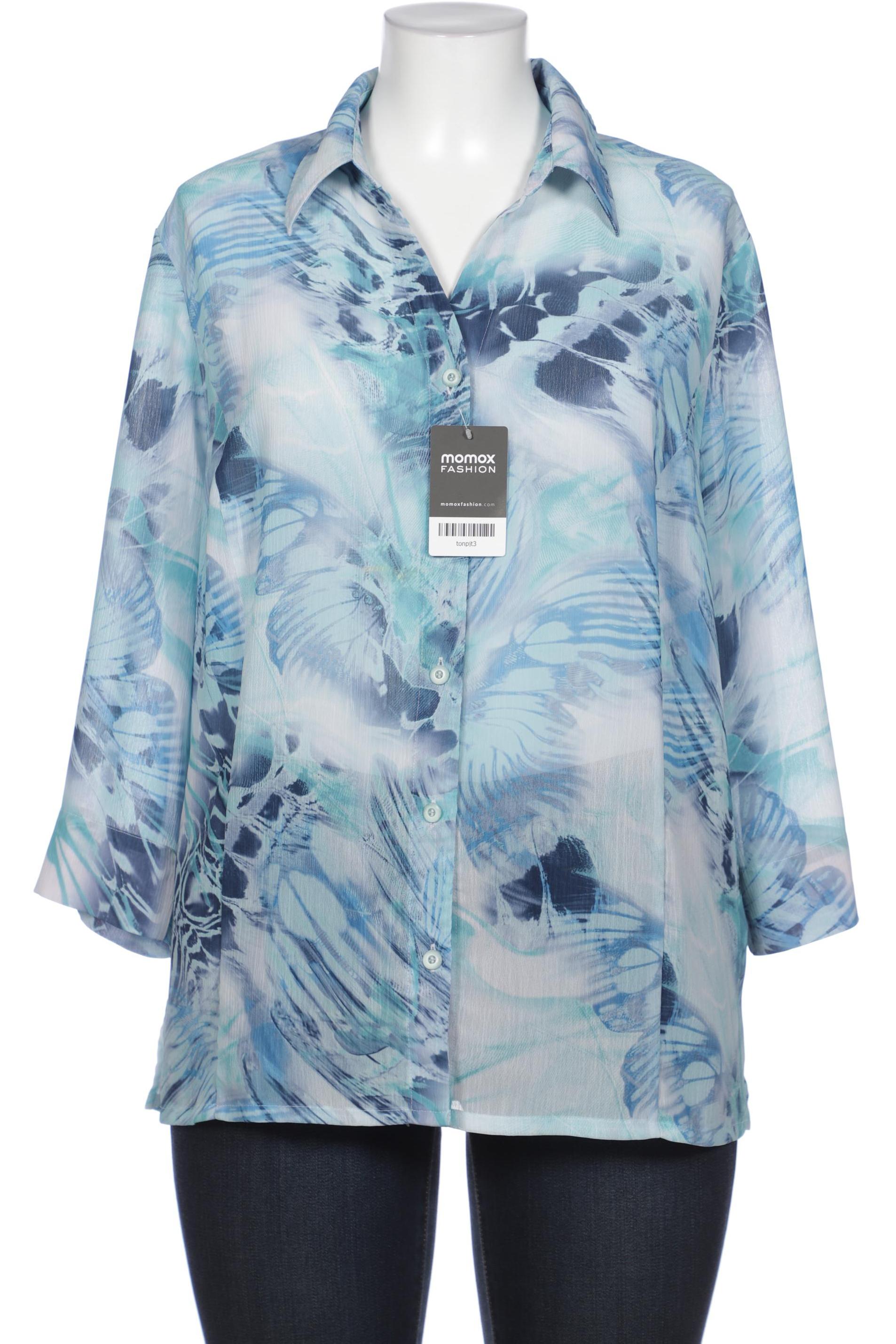 

Sommermann Damen Bluse, blau, Gr. 48
