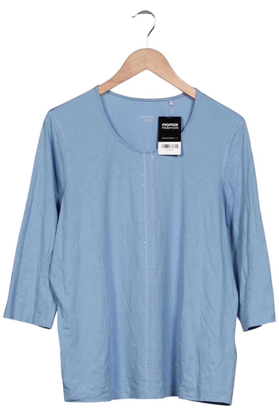 Thumbnail - Sommermann Damen Langarmshirt, hellblau, Gr. 50