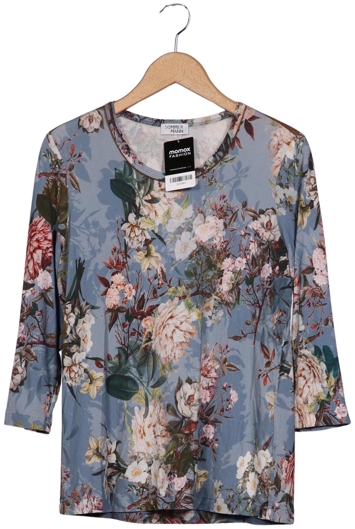 

Sommermann Damen Langarmshirt, hellblau, Gr. 40