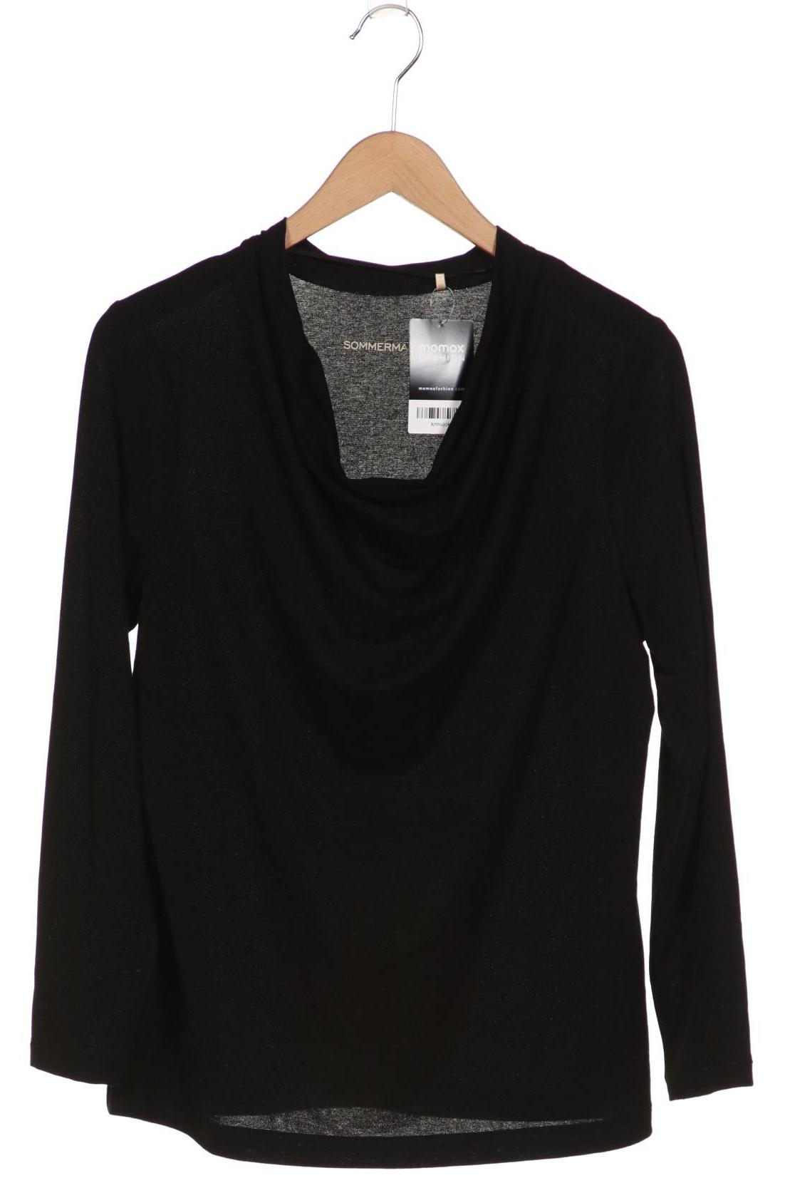 

Sommermann Damen Langarmshirt, schwarz