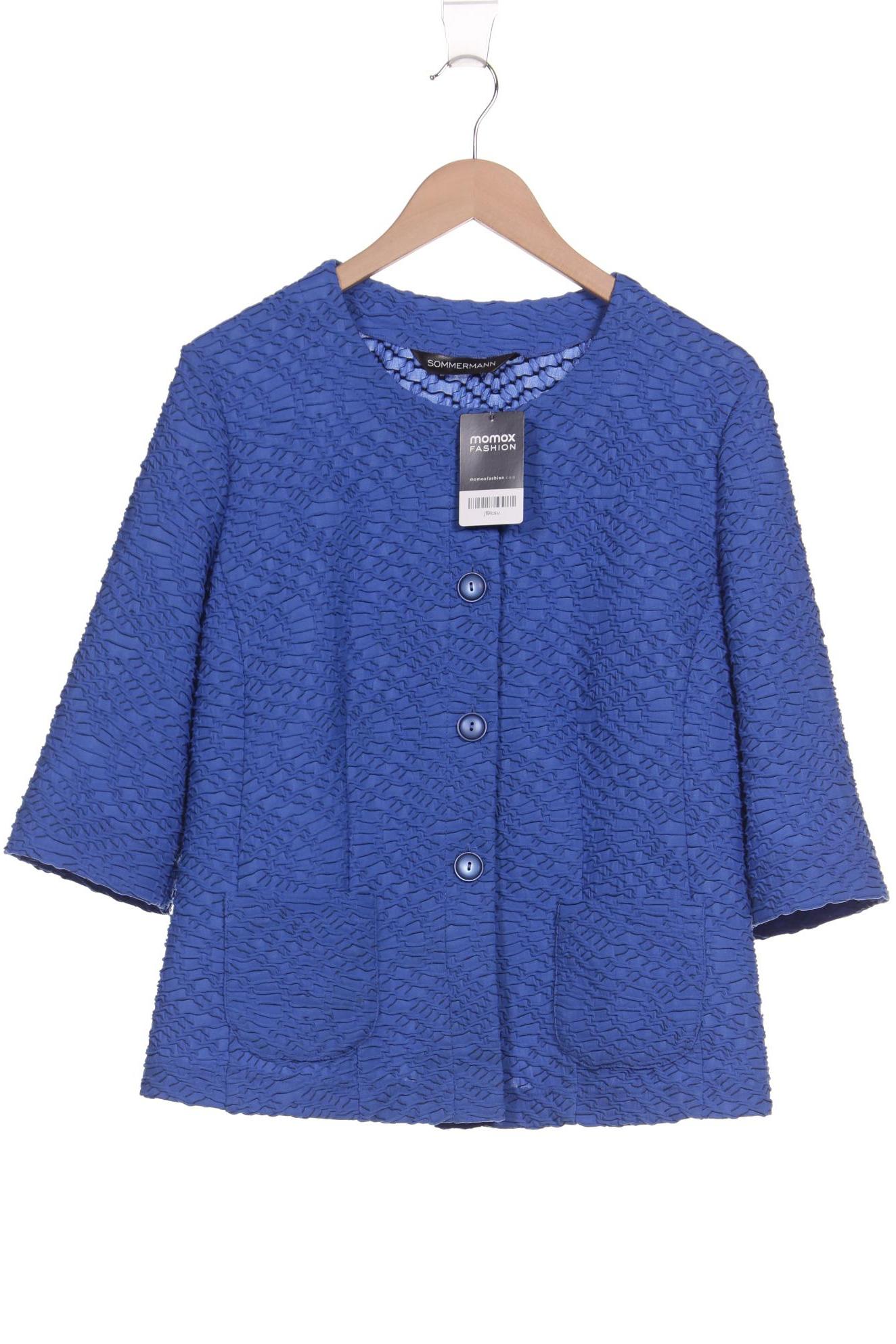 

Sommermann Damen Strickjacke, blau, Gr. 42
