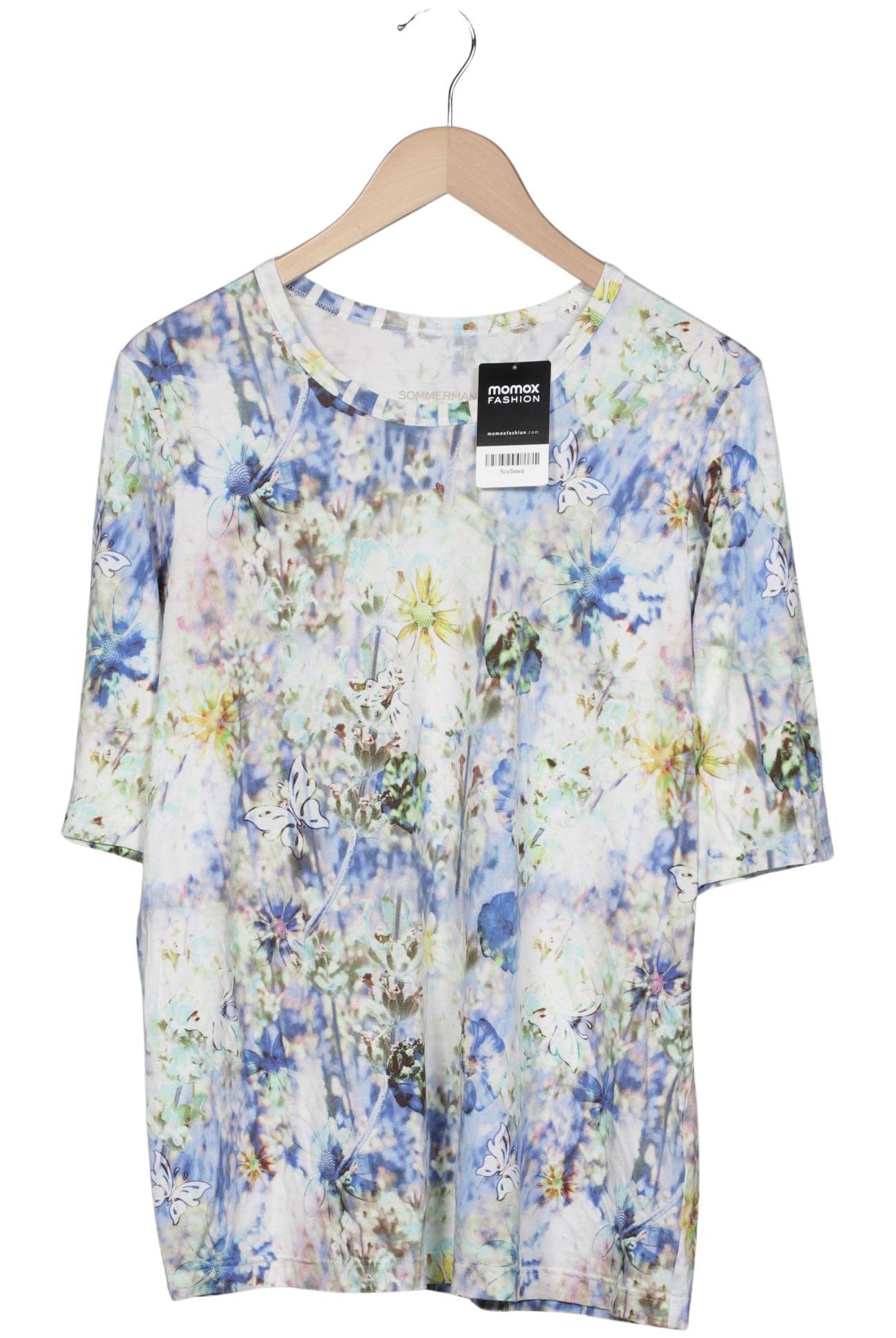 

Sommermann Damen T-Shirt, blau, Gr. 48
