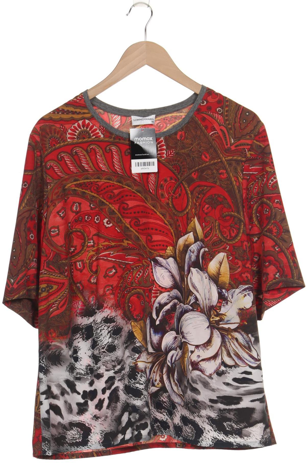 

Sommermann Damen T-Shirt, rot, Gr. 48