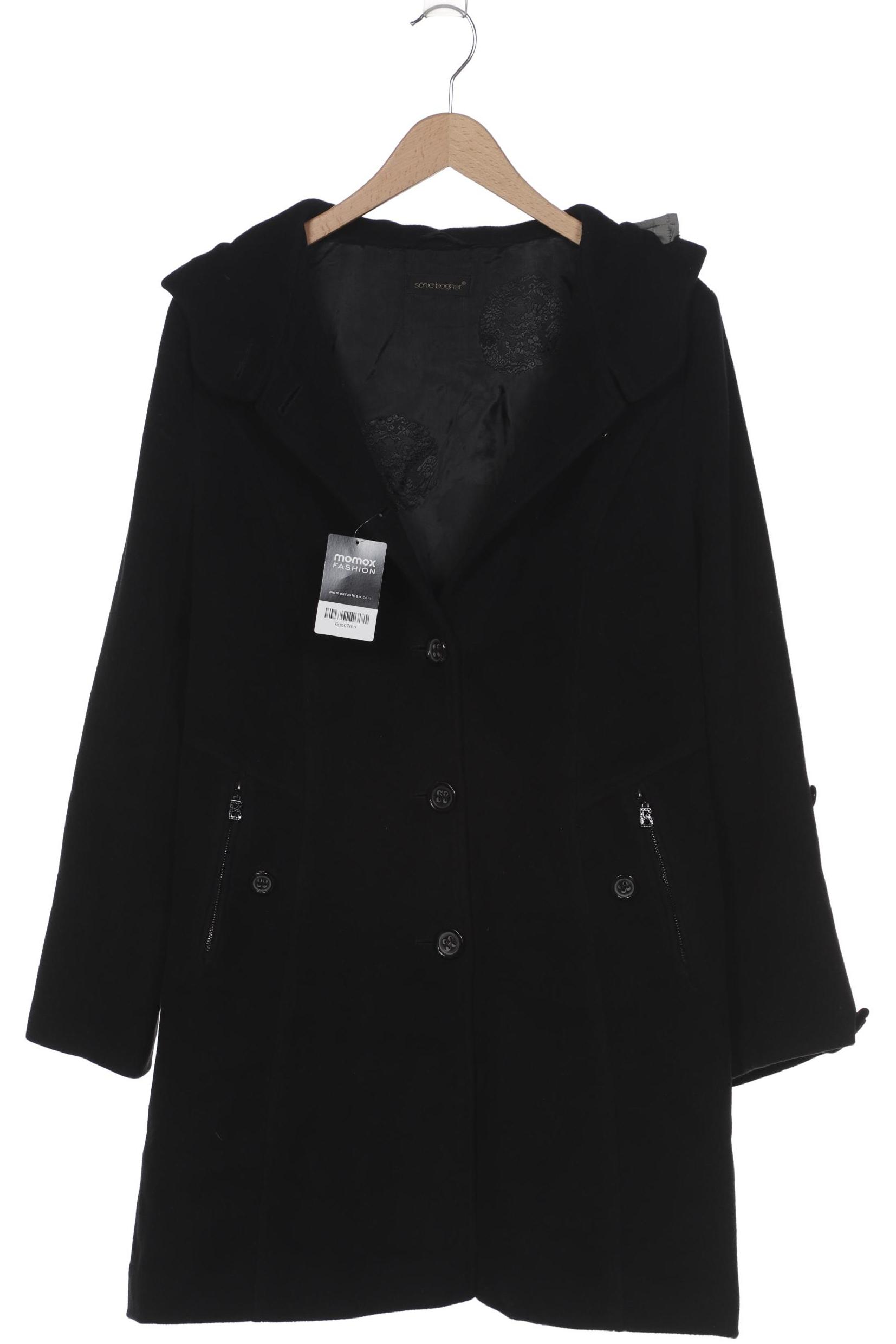 

Sonia Bogner Damen Mantel, schwarz, Gr. 42