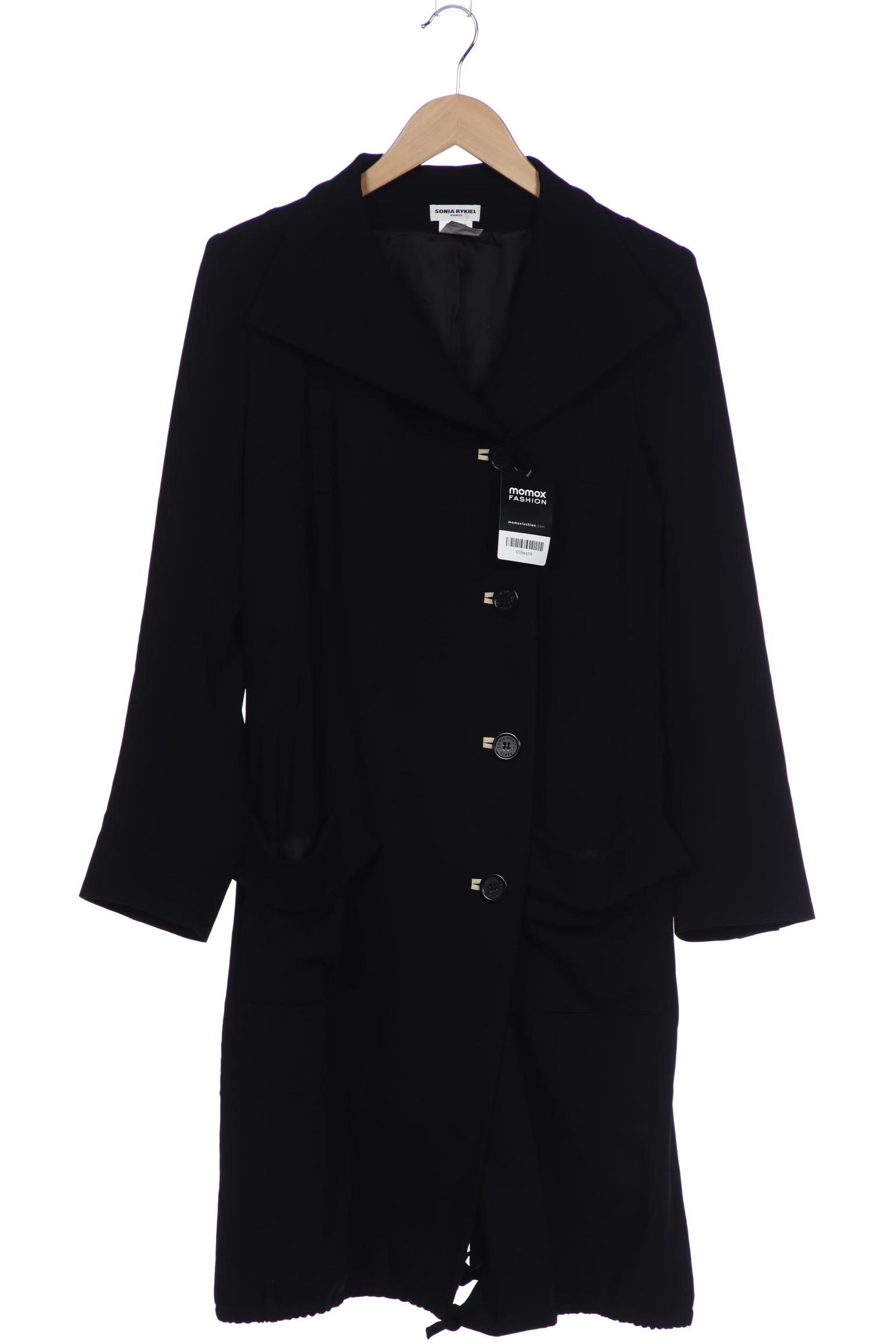 

Sonia Rykiel Damen Mantel, schwarz, Gr. 44