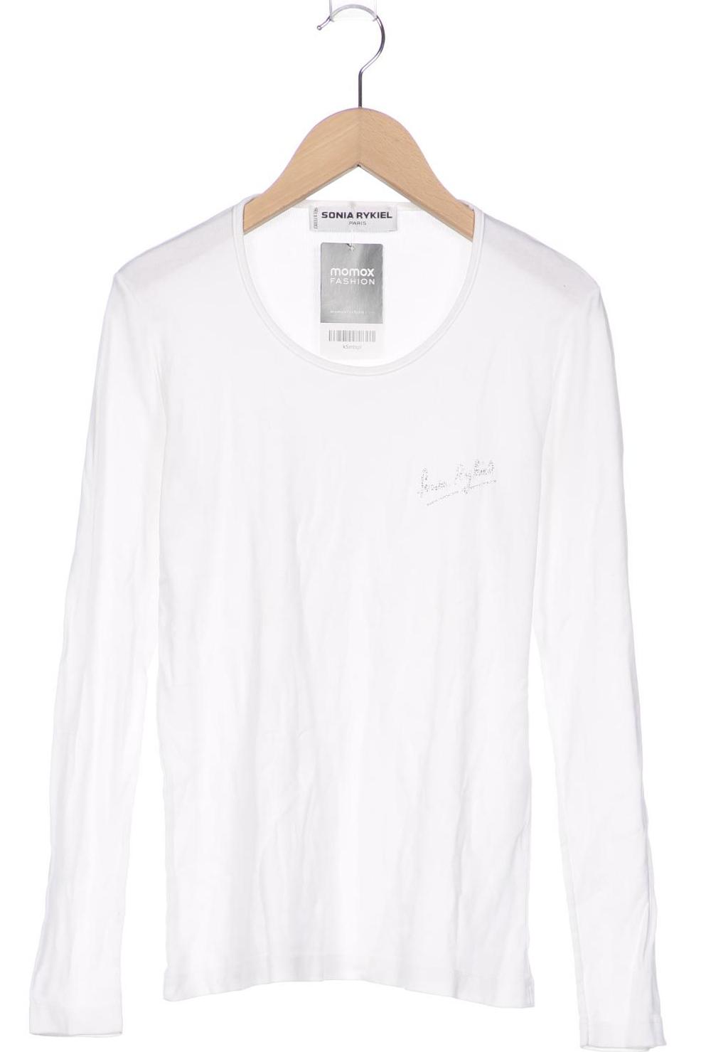 

Sonia Rykiel Damen Langarmshirt, weiß, Gr. 32