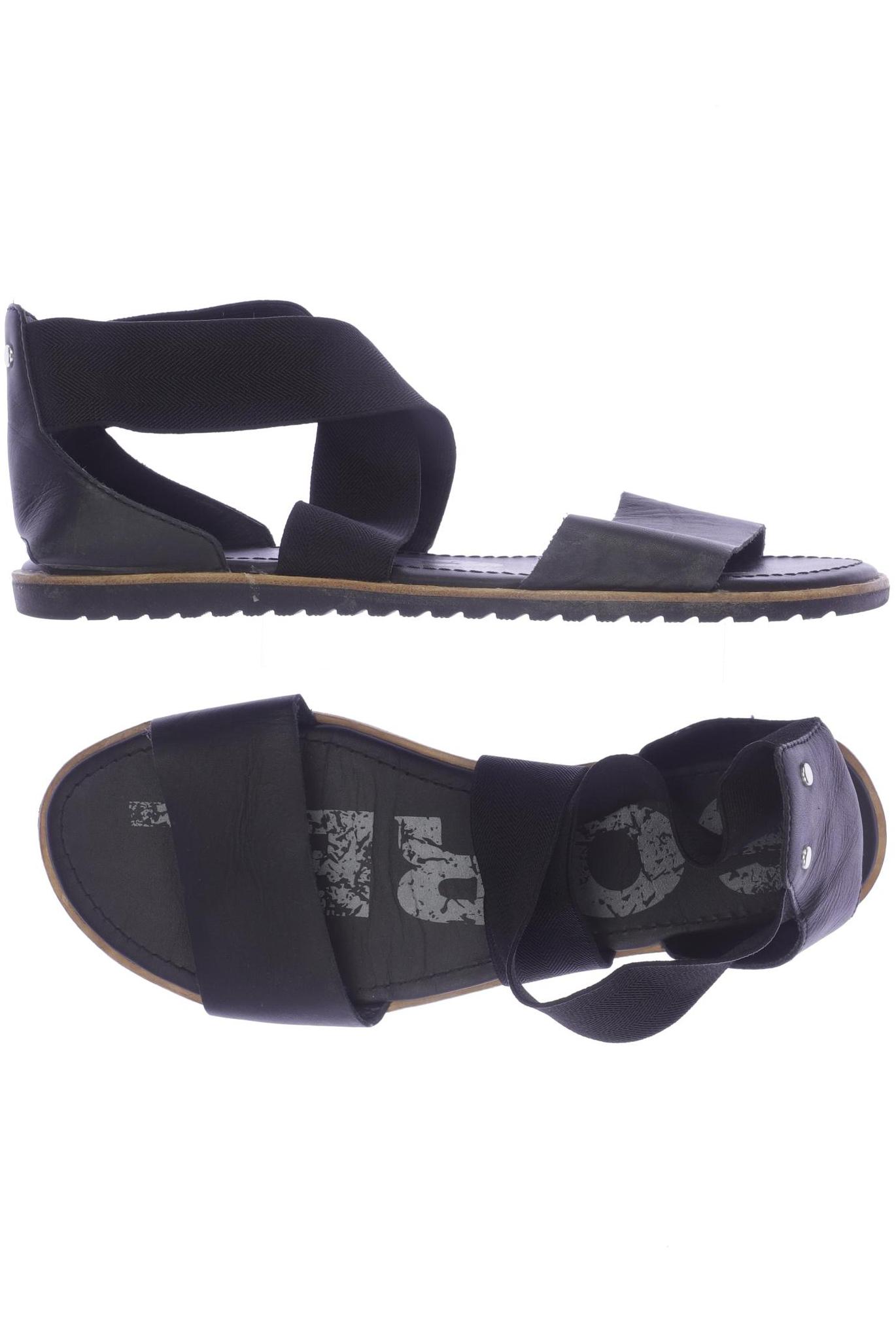 

SOREL Damen Sandale, schwarz