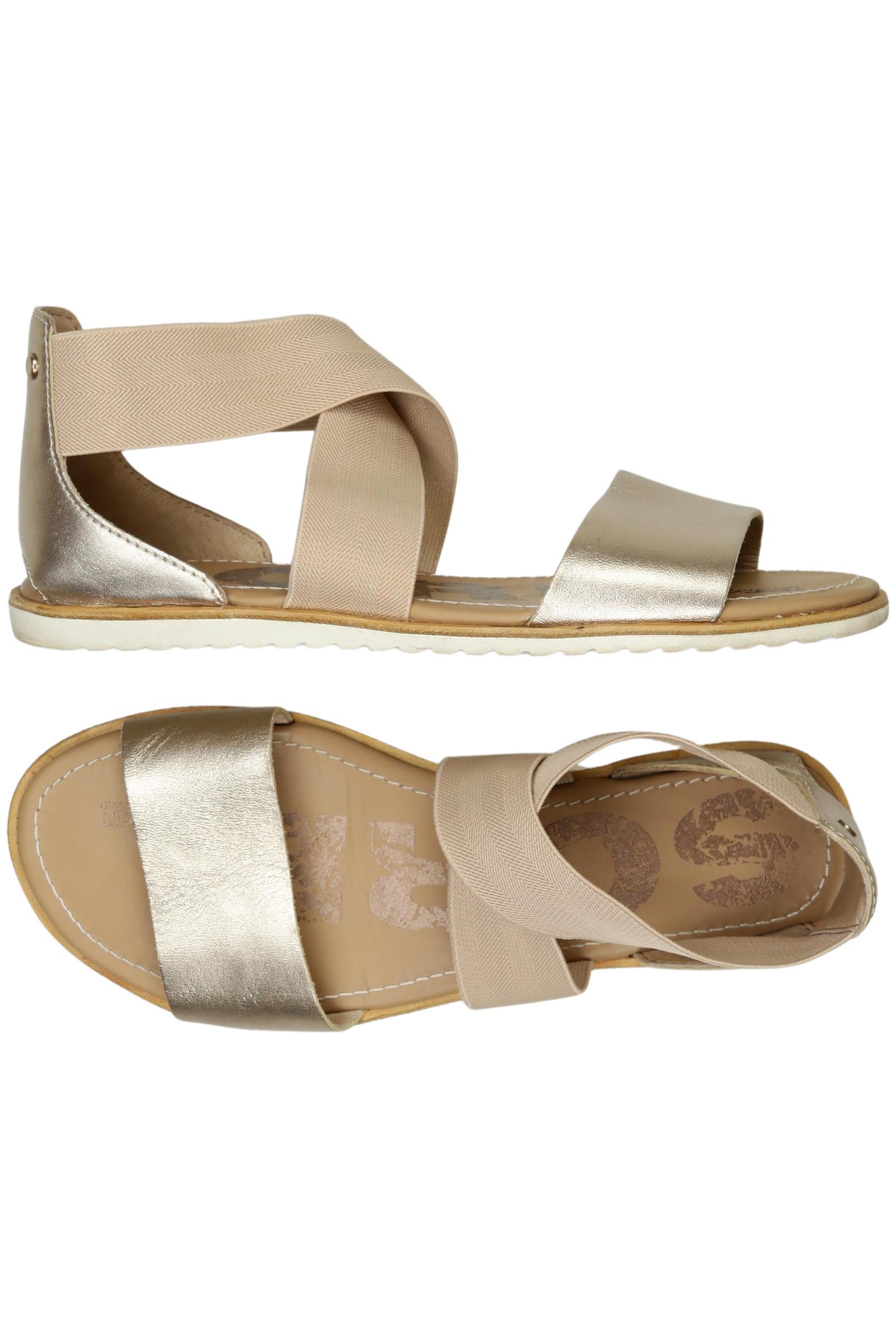 

Sorel Damen Sandale, gold, Gr. 38