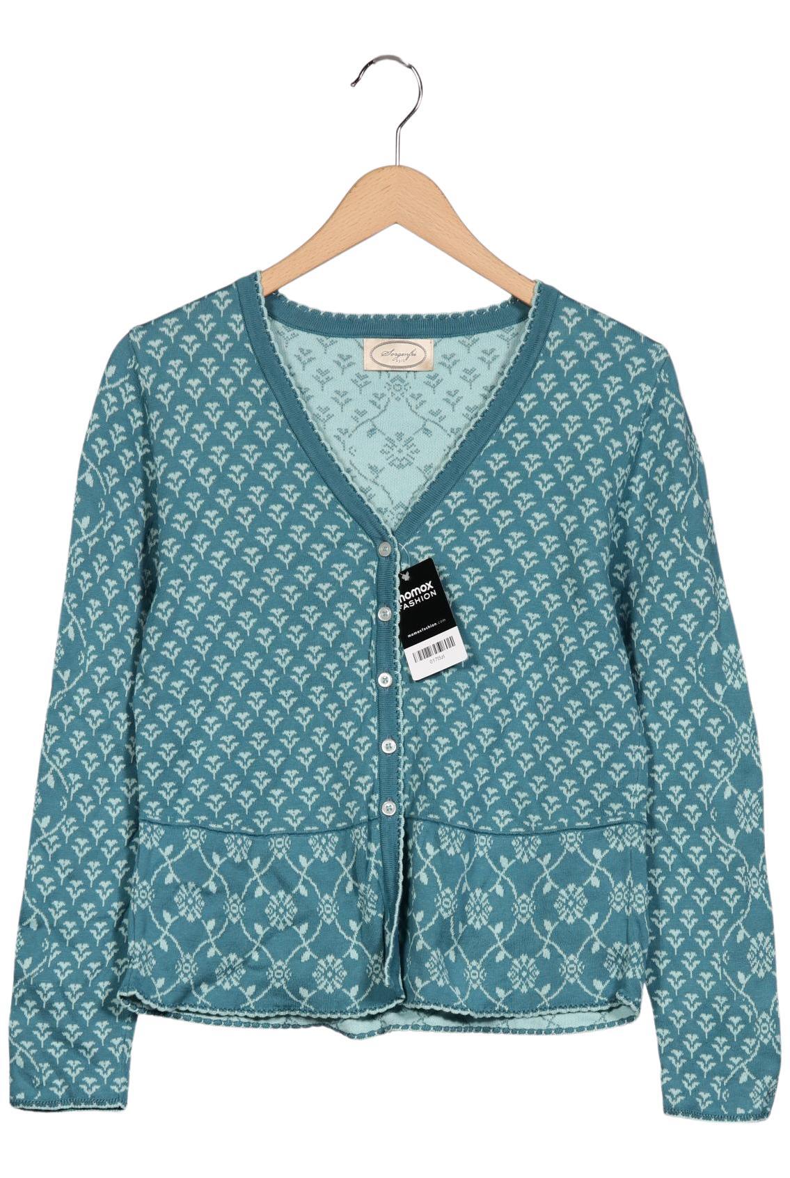 

Sorgenfri Sylt Damen Strickjacke, türkis, Gr. 36