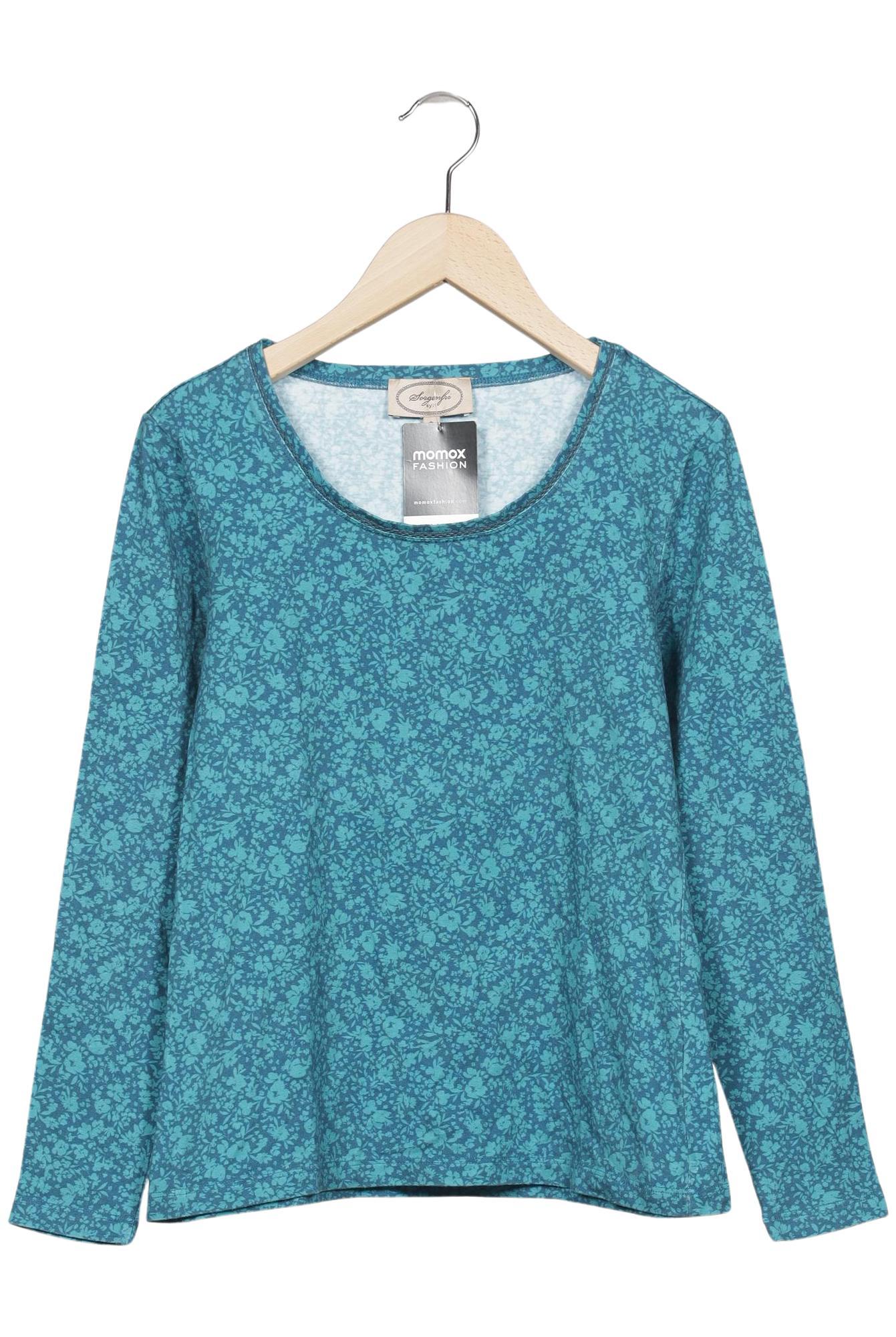 

Sorgenfri Sylt Damen Langarmshirt, türkis, Gr. 36