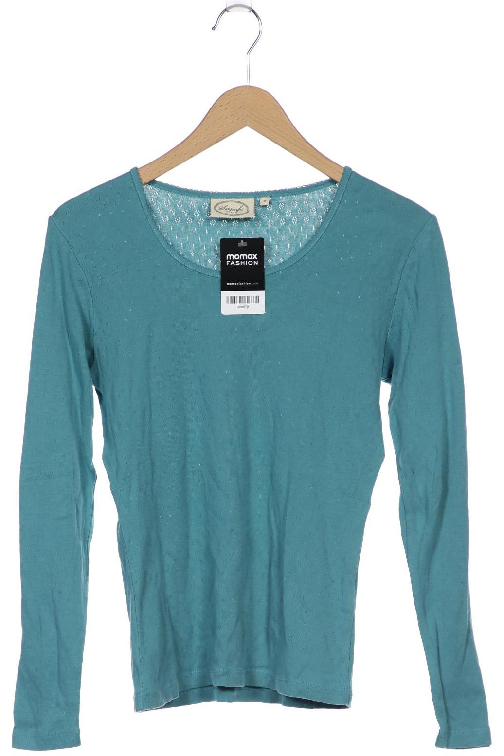 

Sorgenfri Sylt Damen Langarmshirt, türkis, Gr. 36