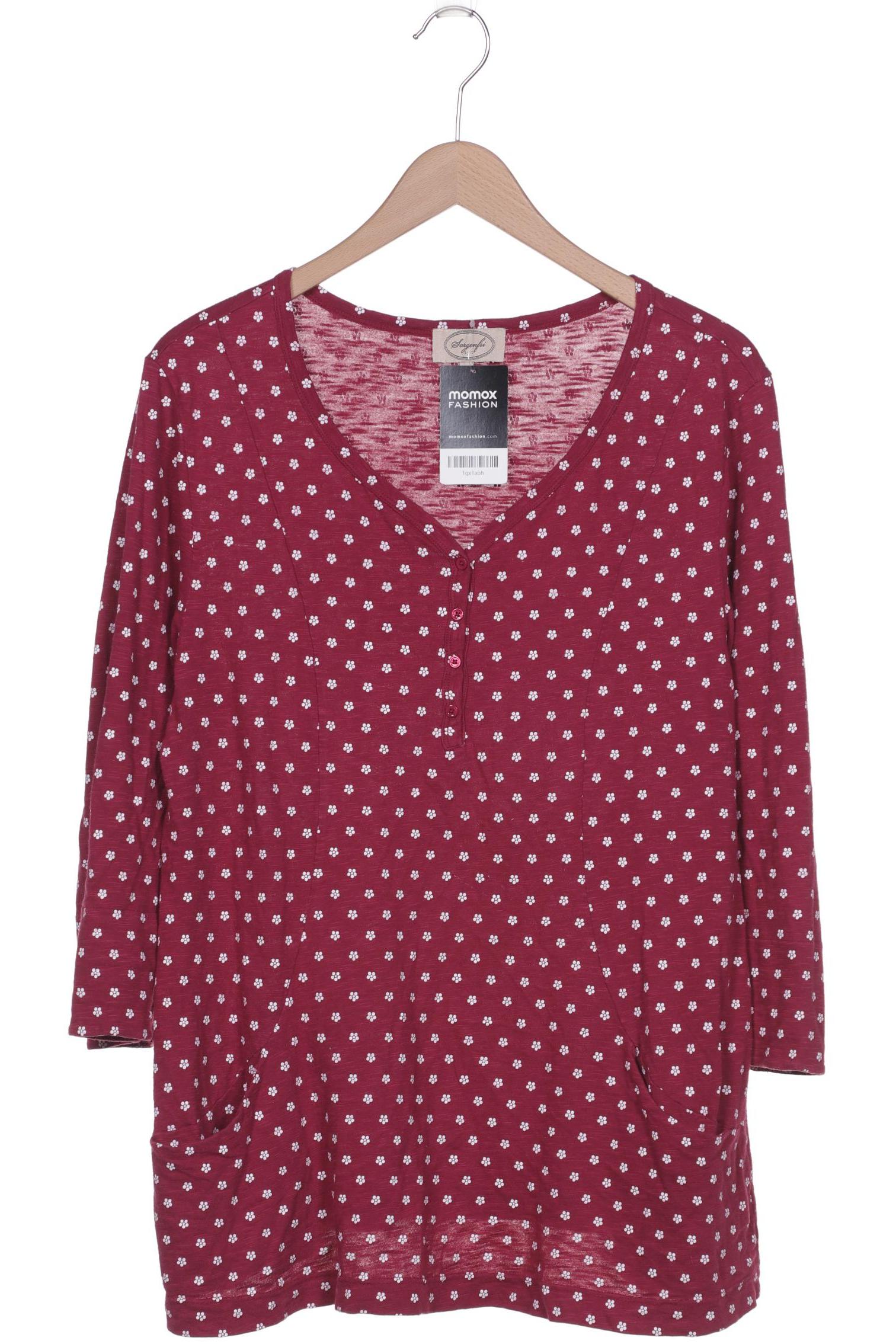 

Sorgenfri Sylt Damen Langarmshirt, bordeaux, Gr. 46