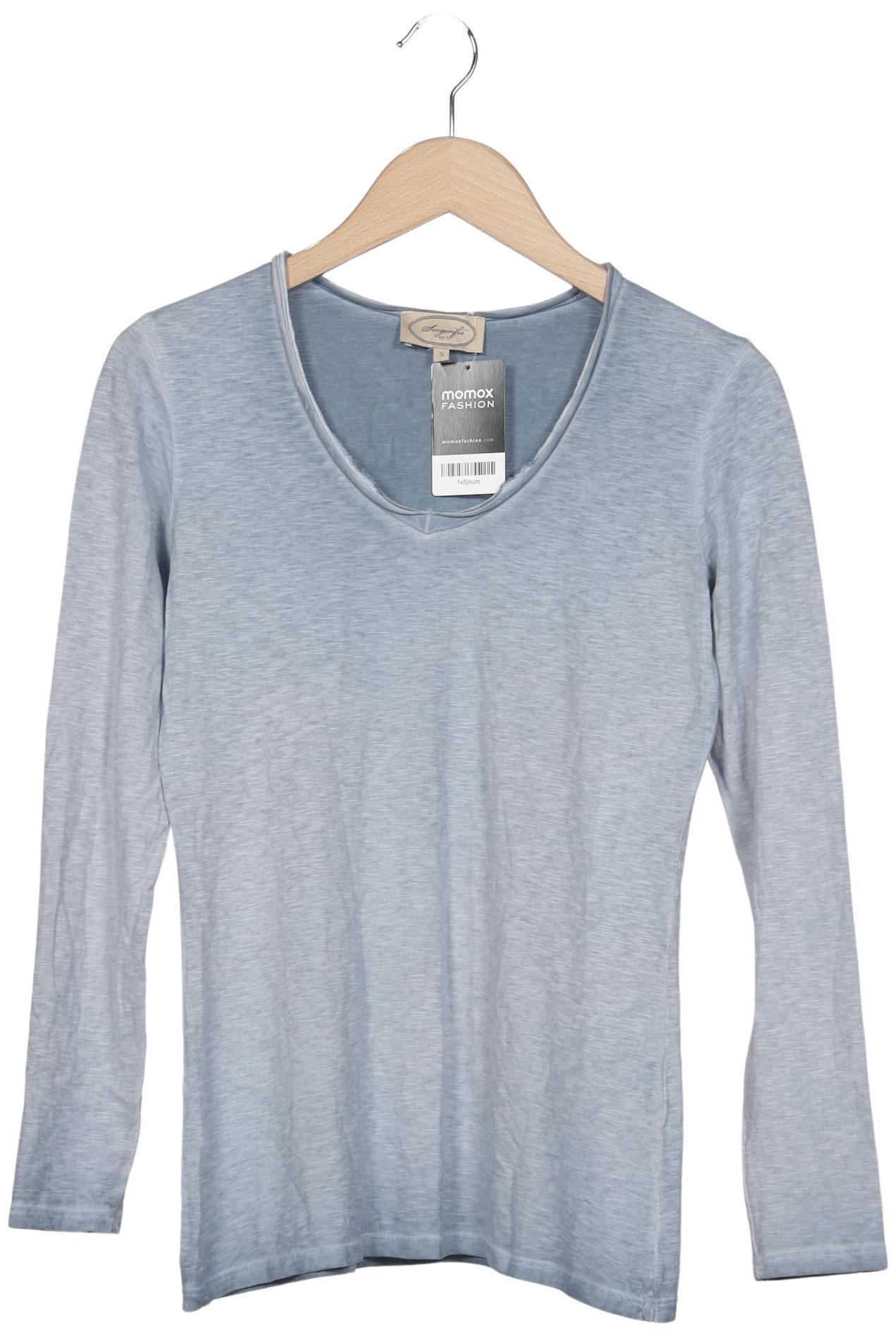 

Sorgenfri Sylt Damen Langarmshirt, hellblau, Gr. 36