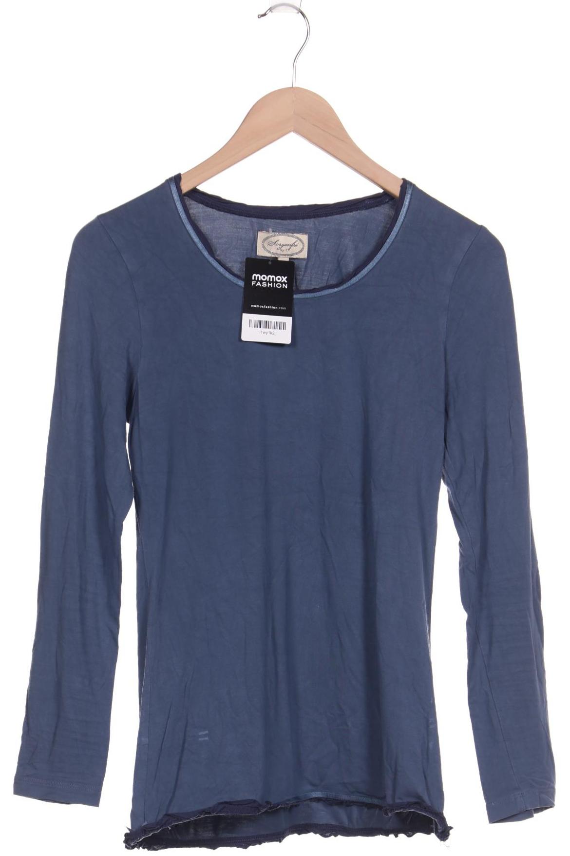 

Sorgenfri Sylt Damen Langarmshirt, blau, Gr. 38