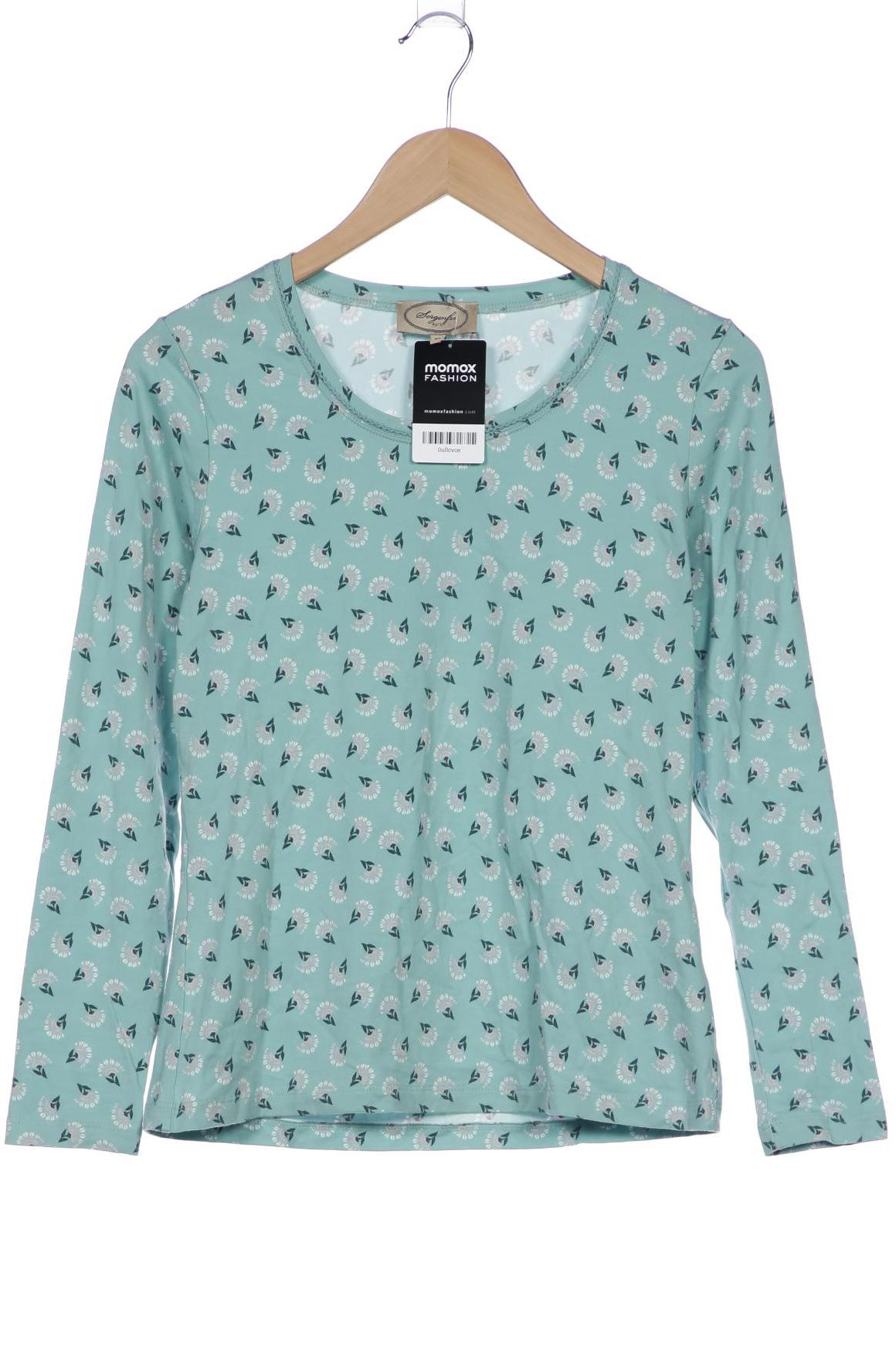 

Sorgenfri Sylt Damen Langarmshirt, türkis, Gr. 38