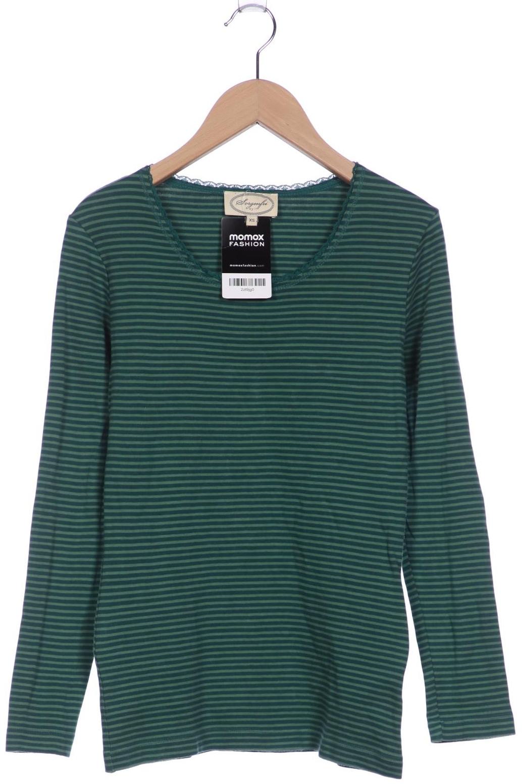 

Sorgenfri Sylt Damen Langarmshirt, grün, Gr. 34