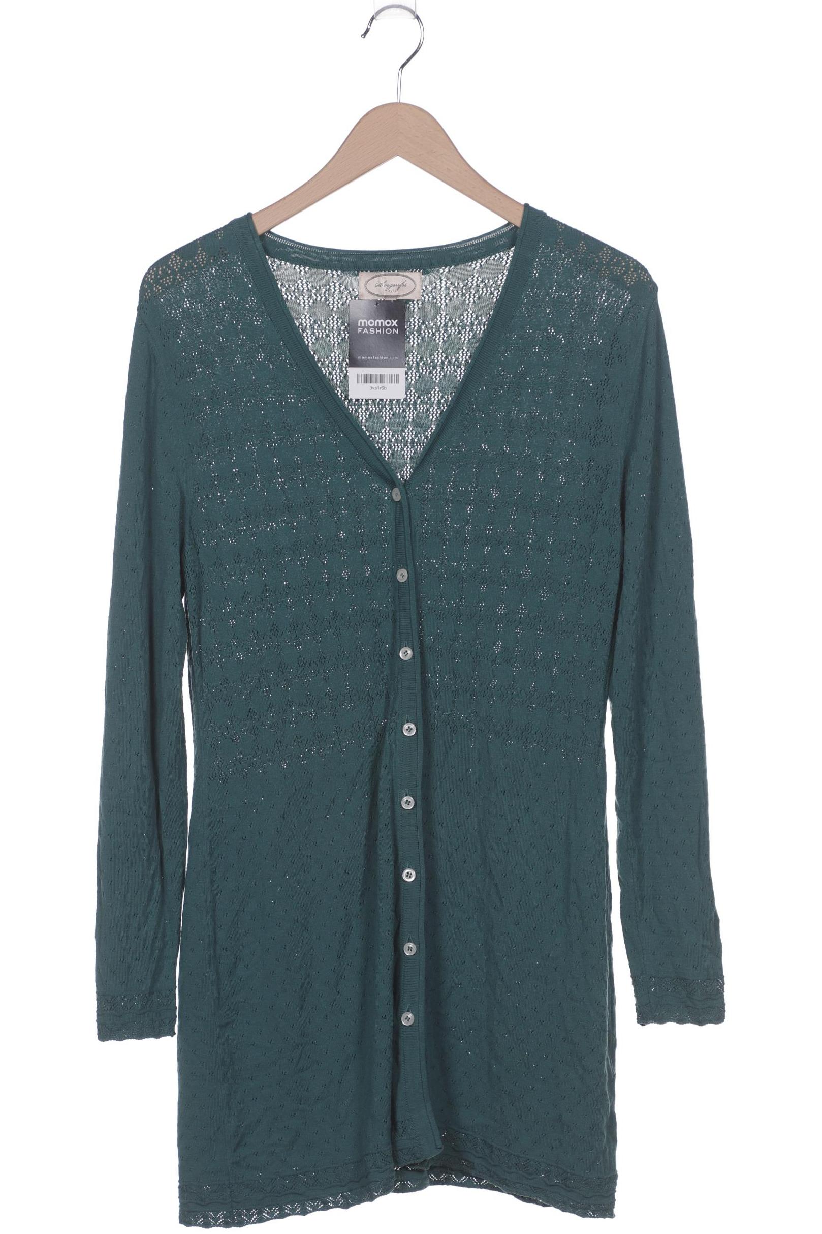 

Sorgenfri Sylt Damen Strickjacke, türkis, Gr. 42