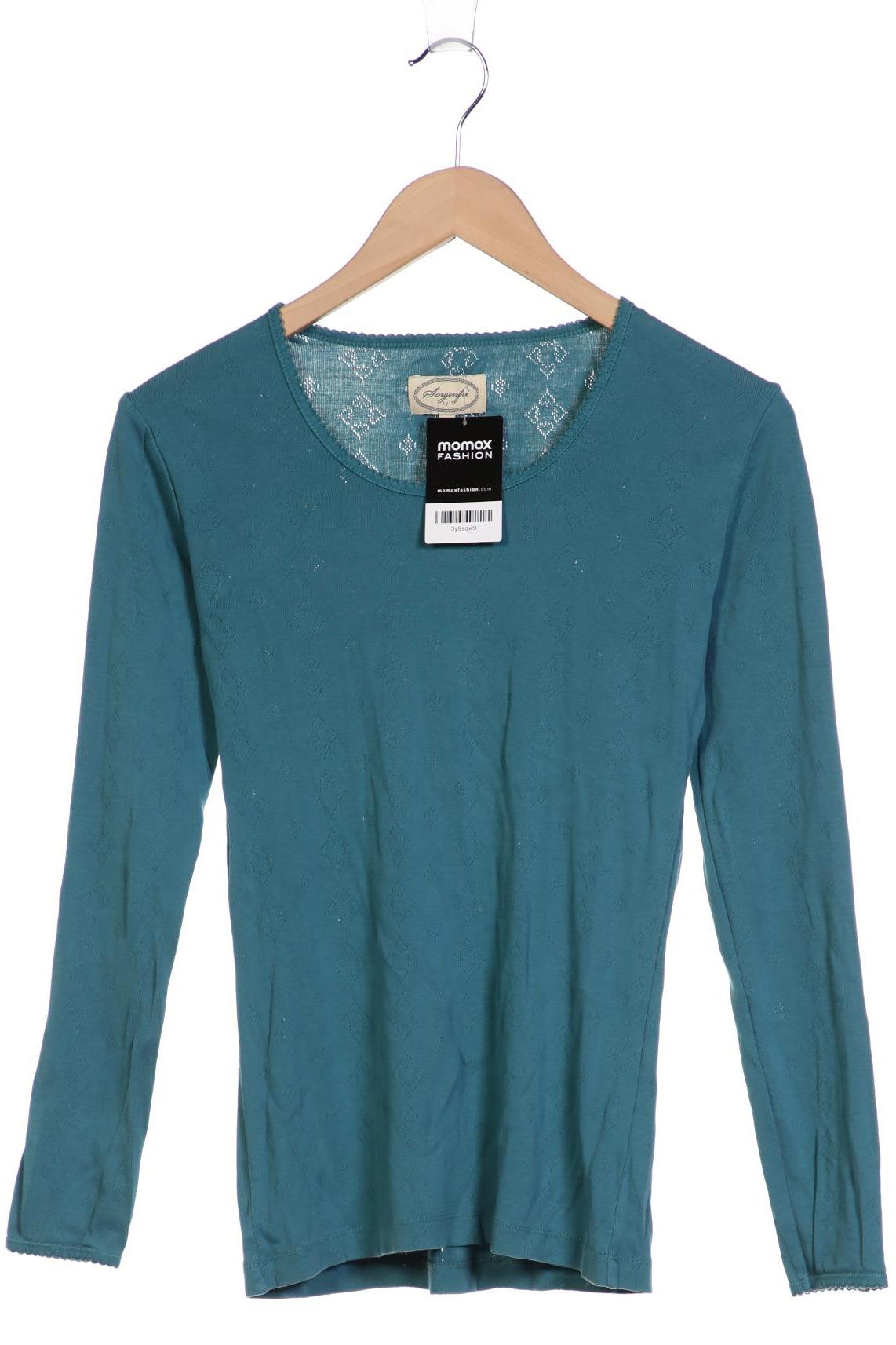 

Sorgenfri Sylt Damen Langarmshirt, türkis, Gr. 38