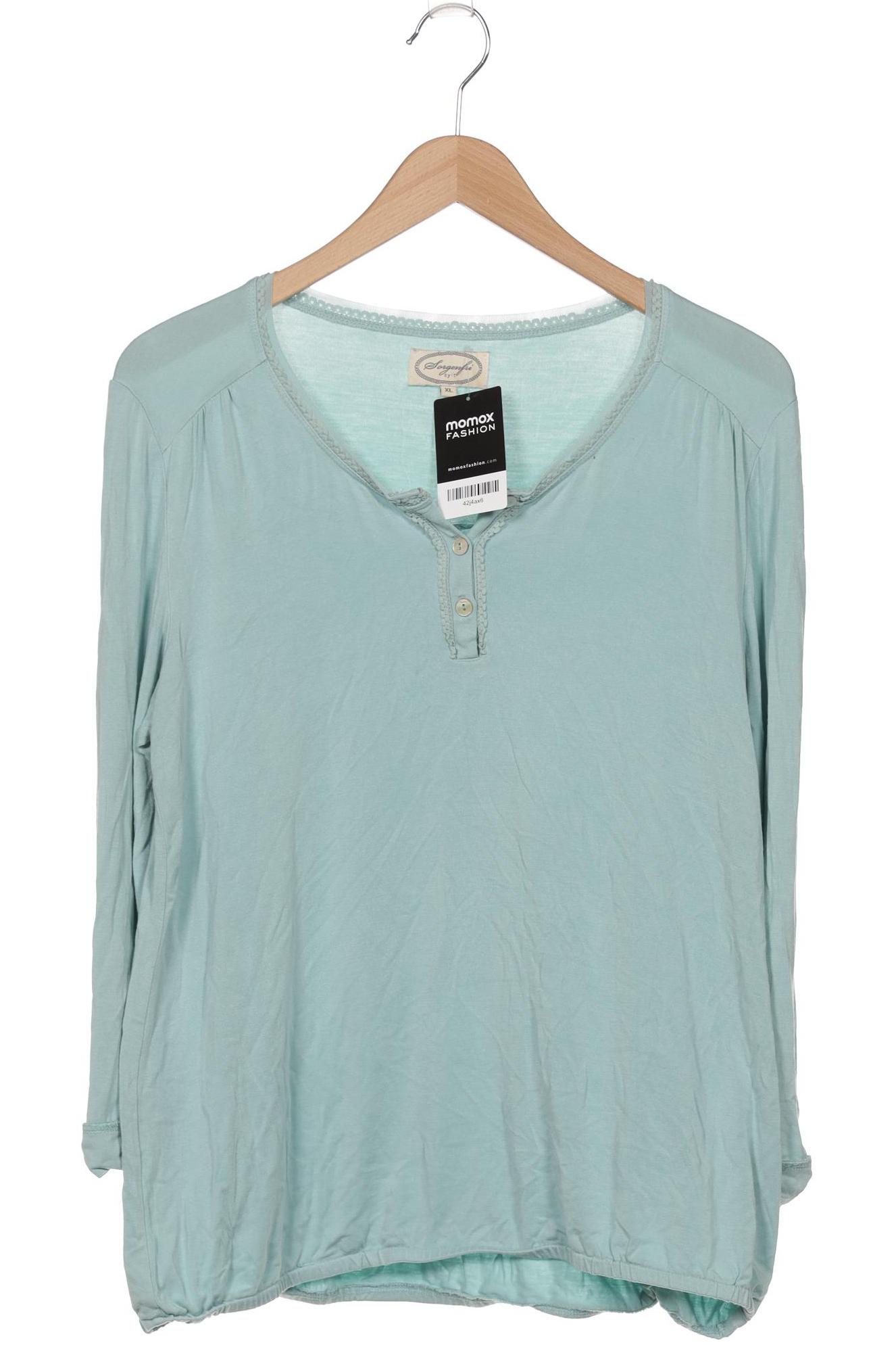 

Sorgenfri Sylt Damen Langarmshirt, türkis, Gr. 44