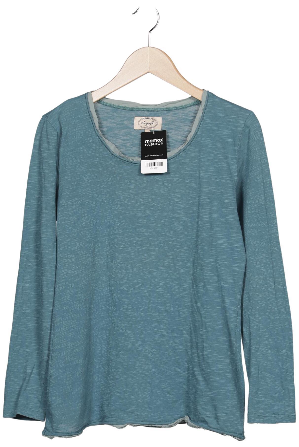 

Sorgenfri Sylt Damen Langarmshirt, türkis, Gr. 42