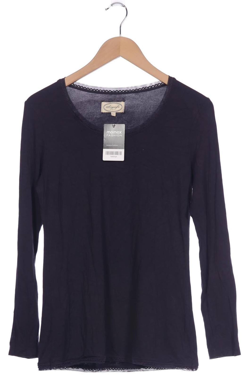 

Sorgenfri Sylt Damen Langarmshirt, marineblau, Gr. 42