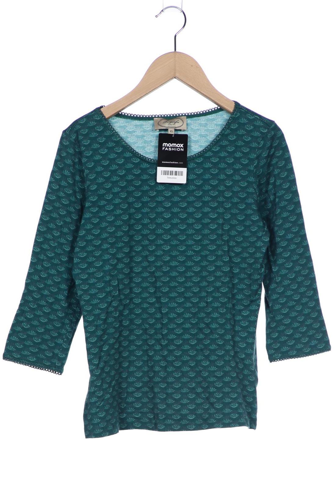 

Sorgenfri Sylt Damen Langarmshirt, türkis, Gr. 34