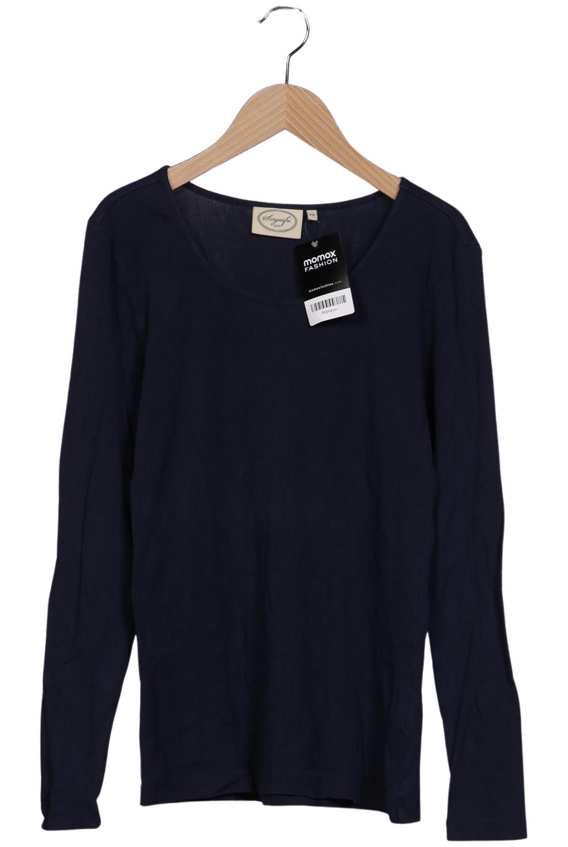 

Sorgenfri Sylt Damen Langarmshirt, marineblau, Gr. 34