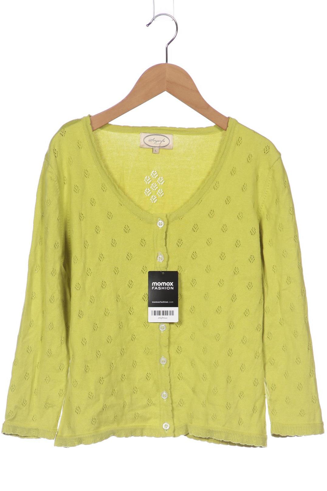 

Sorgenfri Sylt Damen Strickjacke, hellgrün, Gr. 42