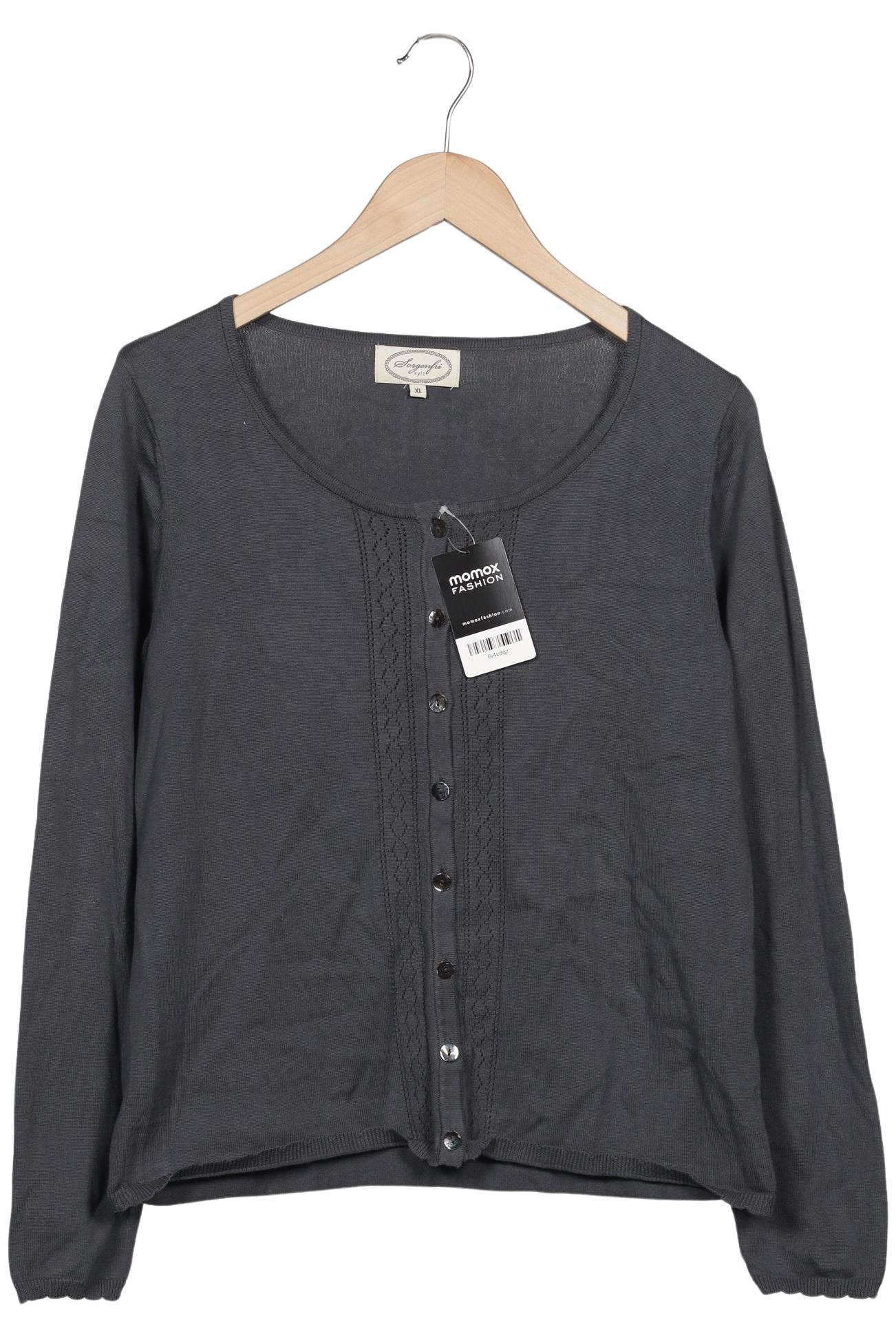 

Sorgenfri Sylt Damen Strickjacke, türkis, Gr. 44