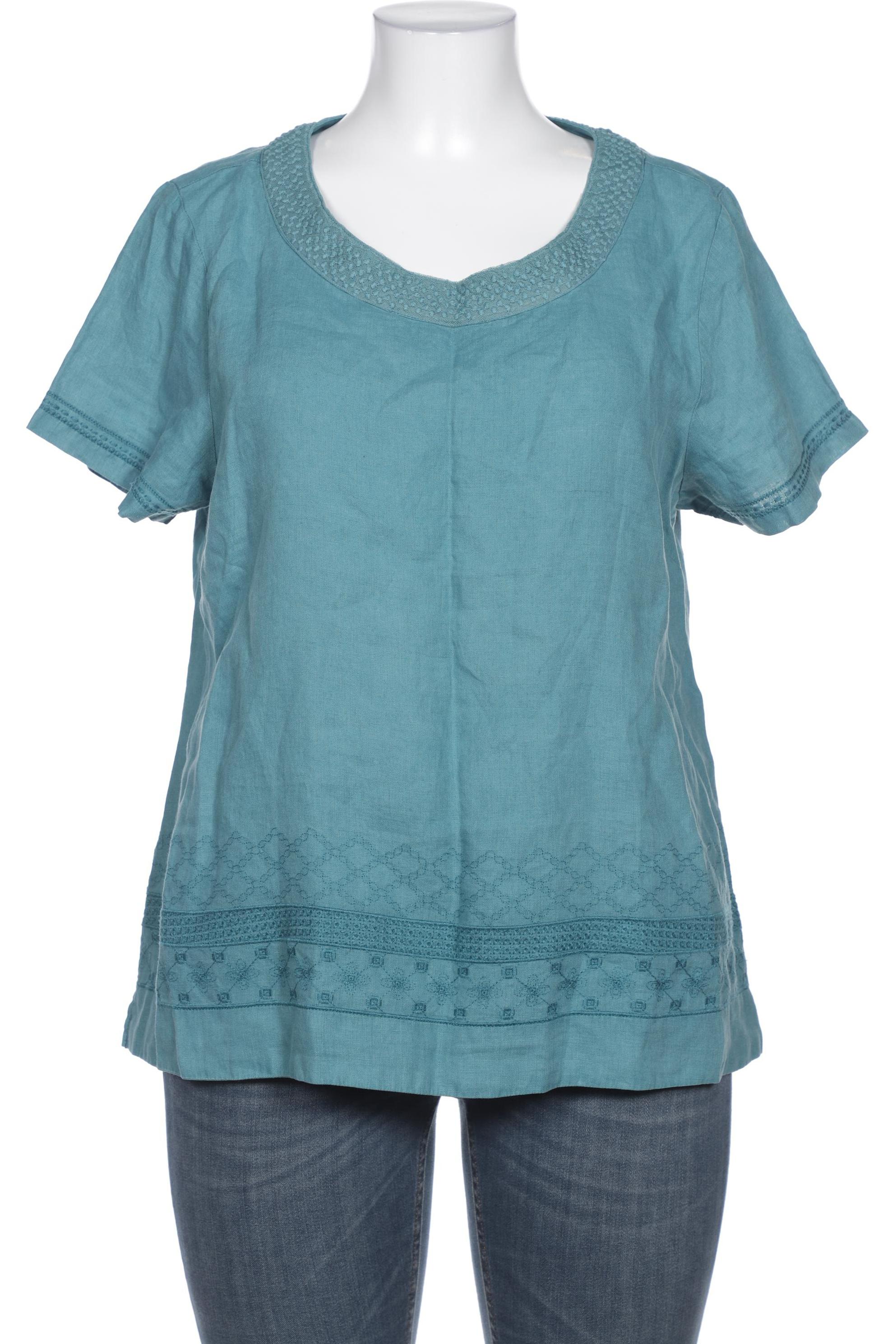 

Sorgenfri Sylt Damen Bluse, türkis, Gr. 46